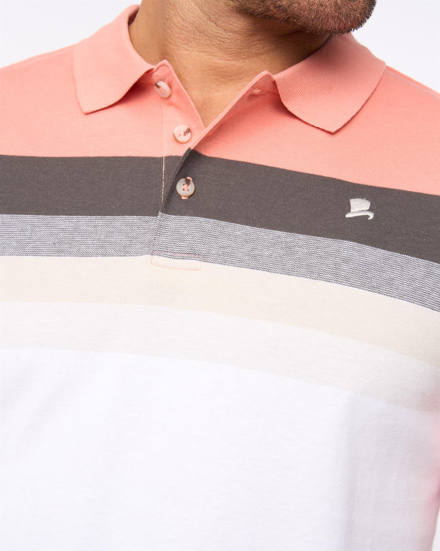 Mens Danson Polo Coral