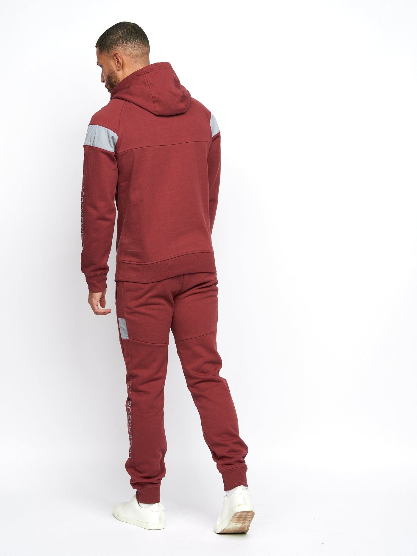 Mens Purbeck Hoodie Burgundy