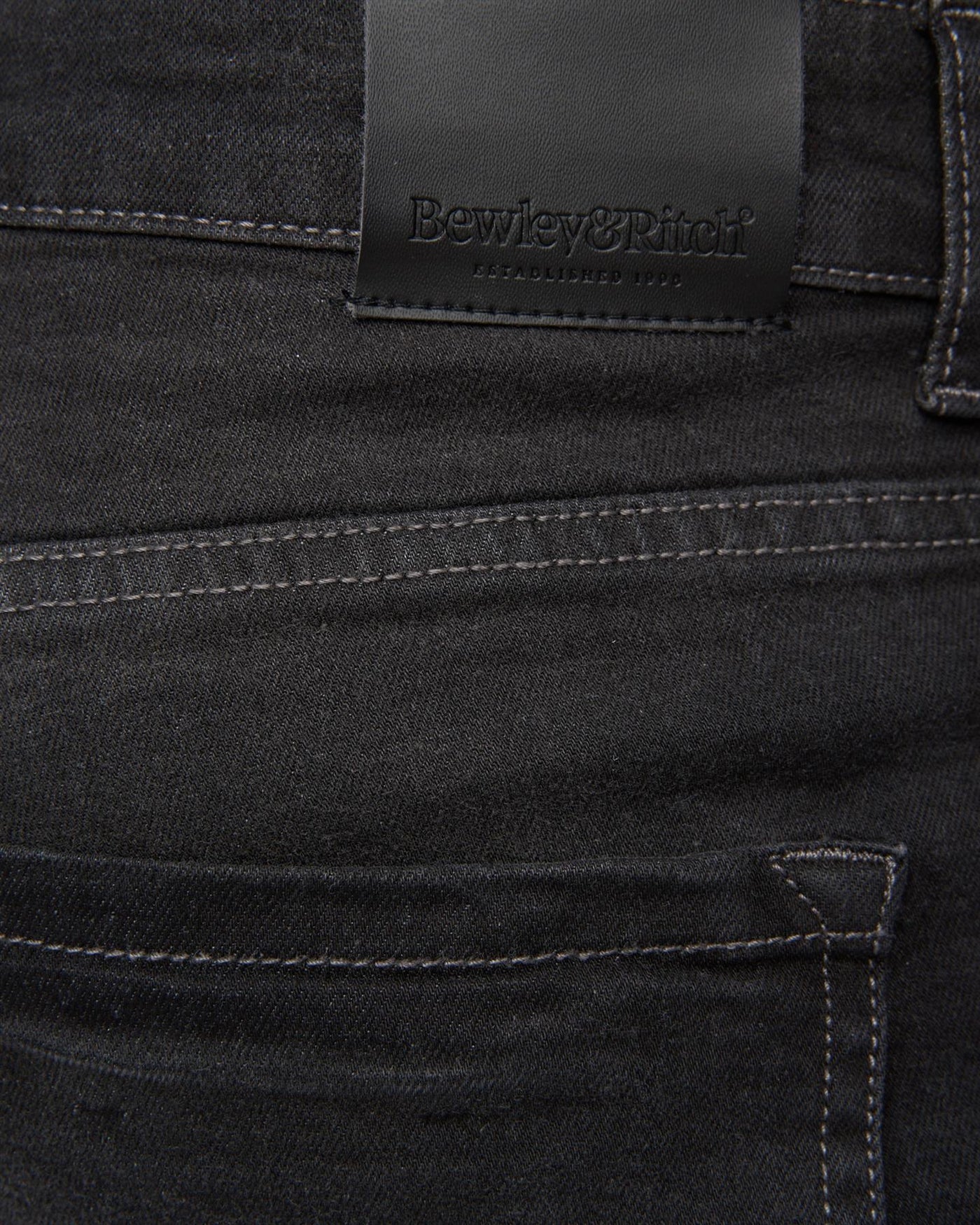 Mens Abingdon Slim Fit Jeans Black