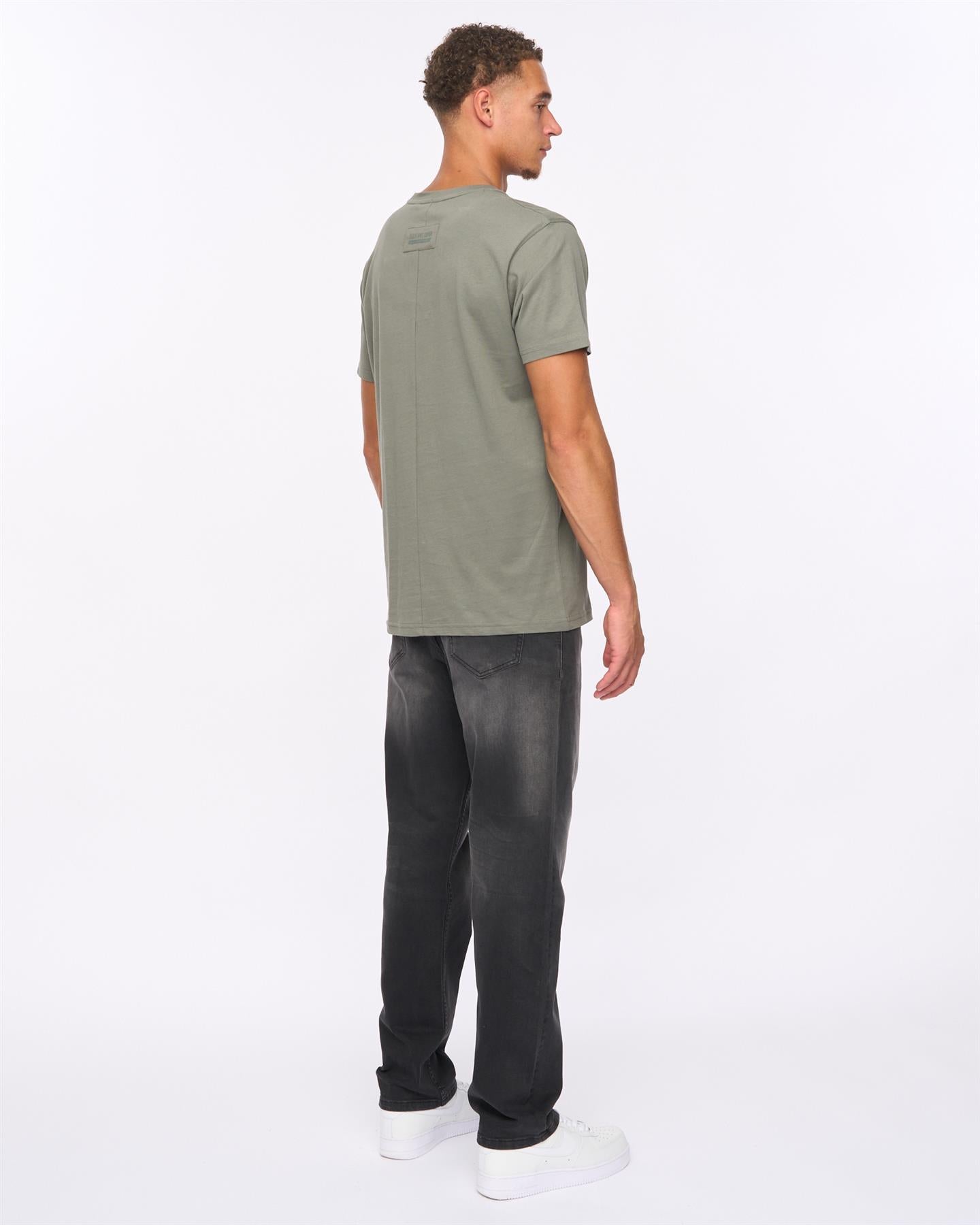 Mens Deltamans T-Shirt Dark Olive