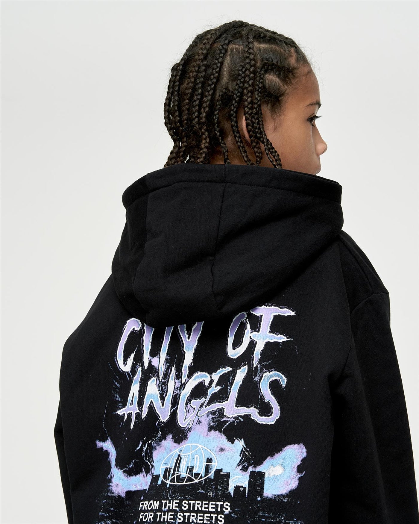 Kids Boys Studio Angel City Hoodie Black