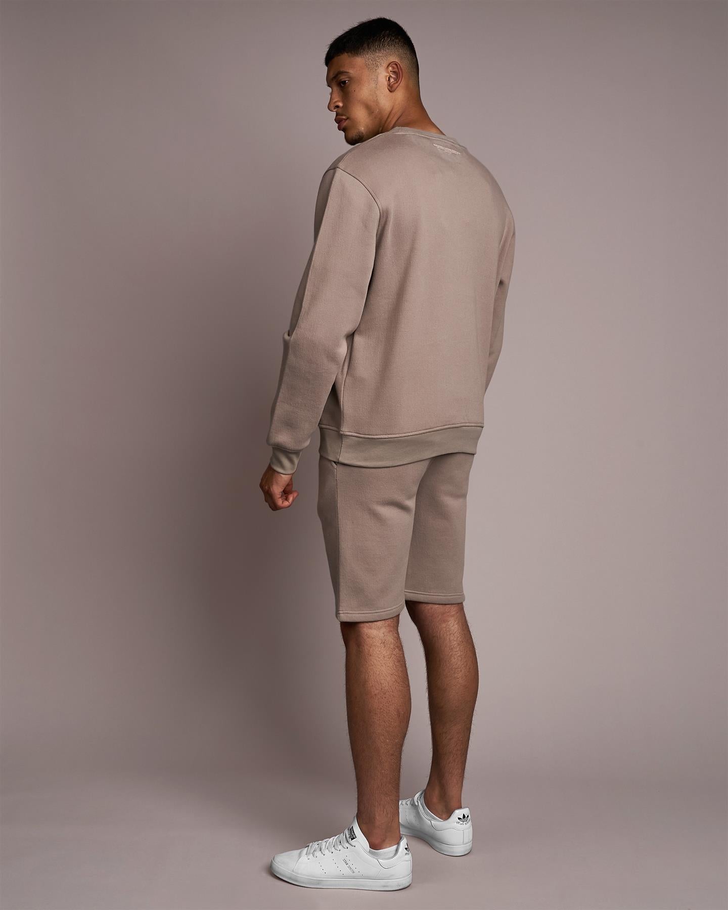 Mens Cranwood Crew Sweat Stone