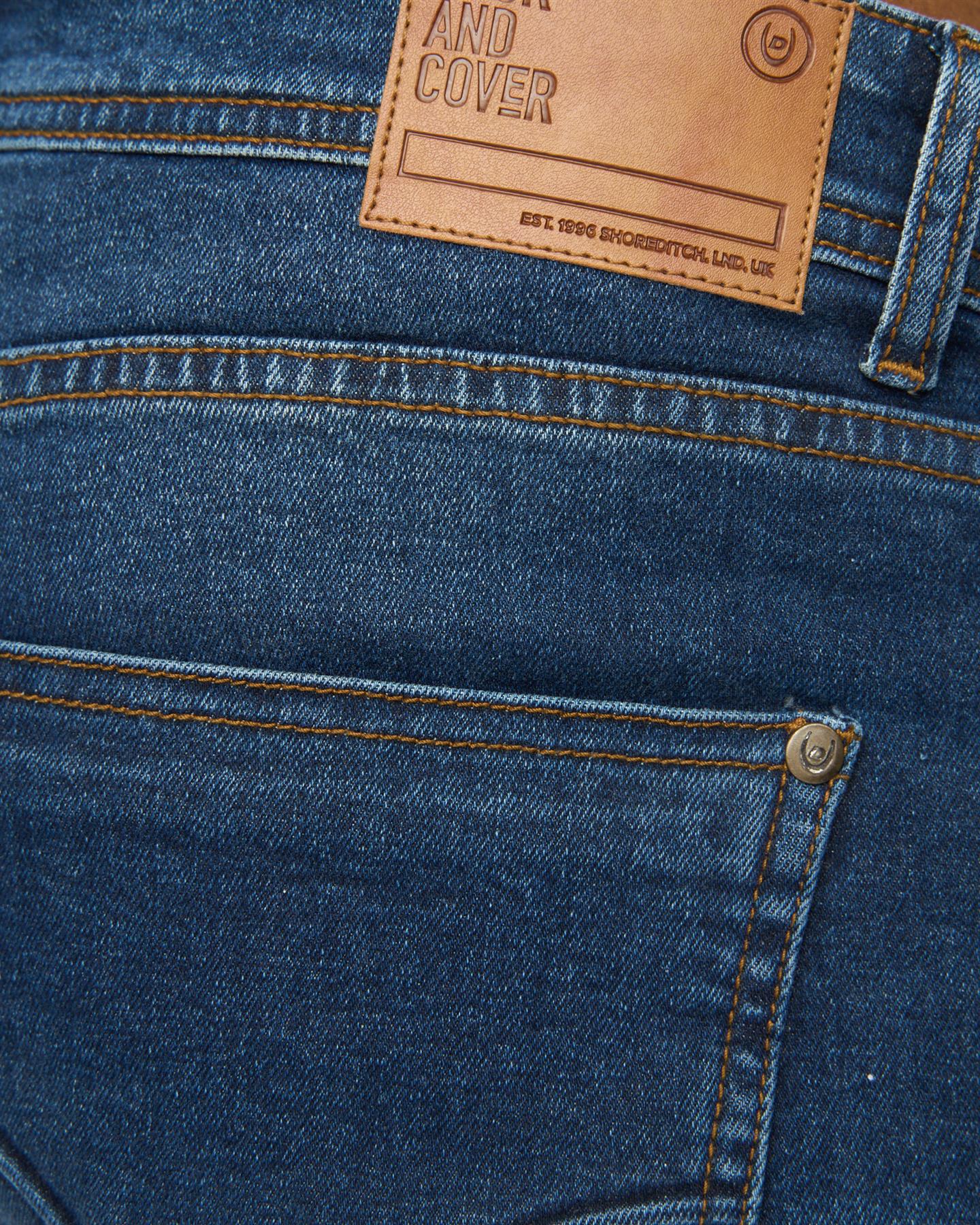 Mens Janstar Straight Leg Jeans Dark Wash