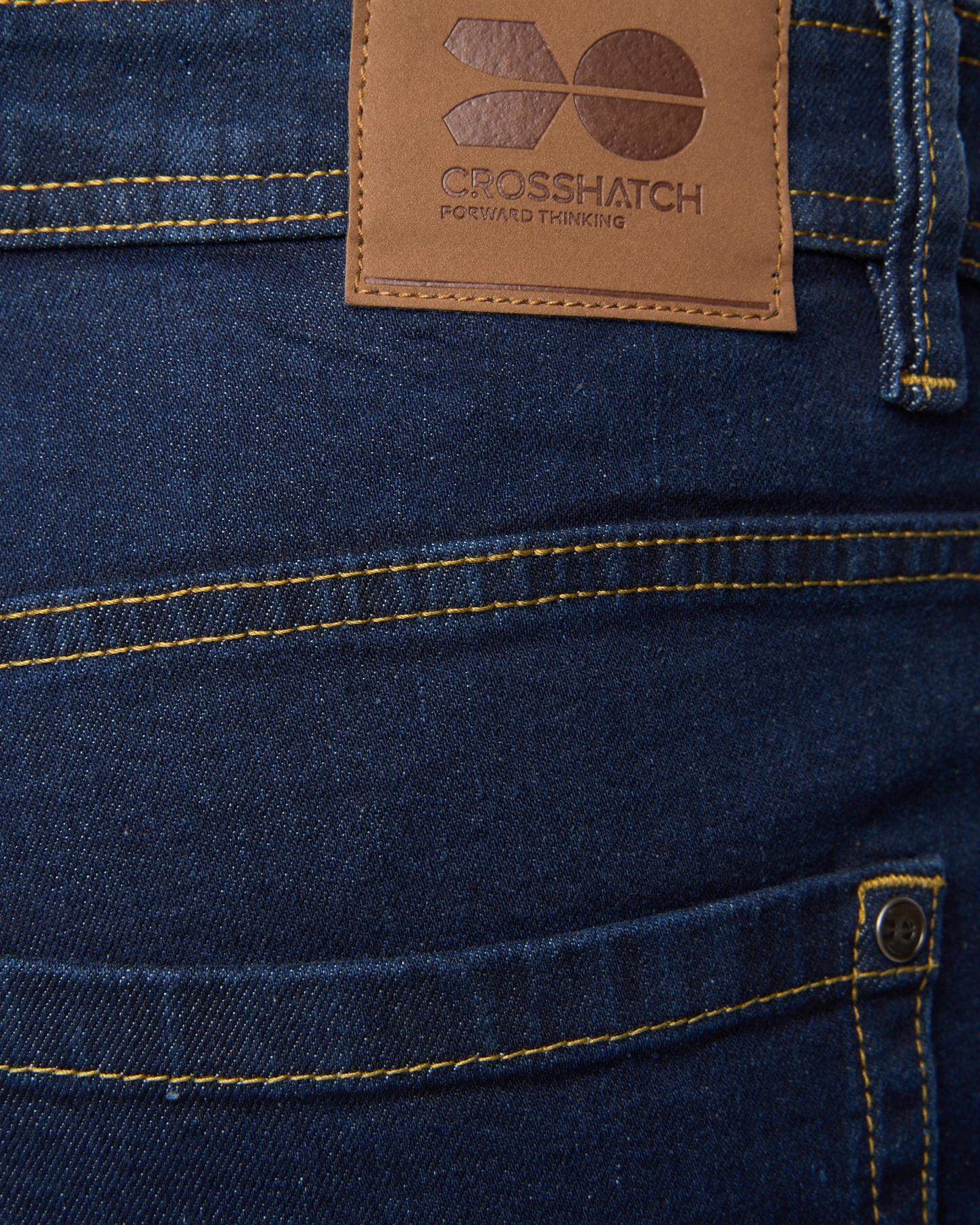Mens Detendu Relax Fit Jeans Raw Wash