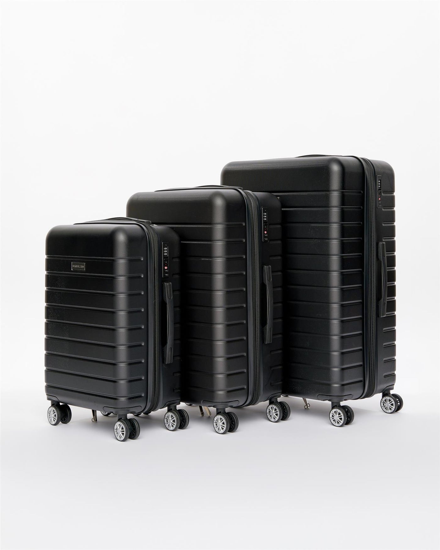 Mens Studio Suitcase 3pk Black