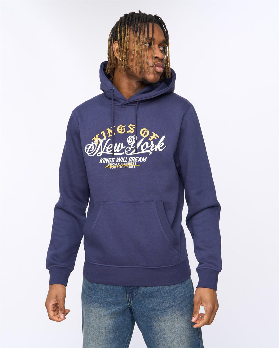 Mens Affiliated Hoodie Navy