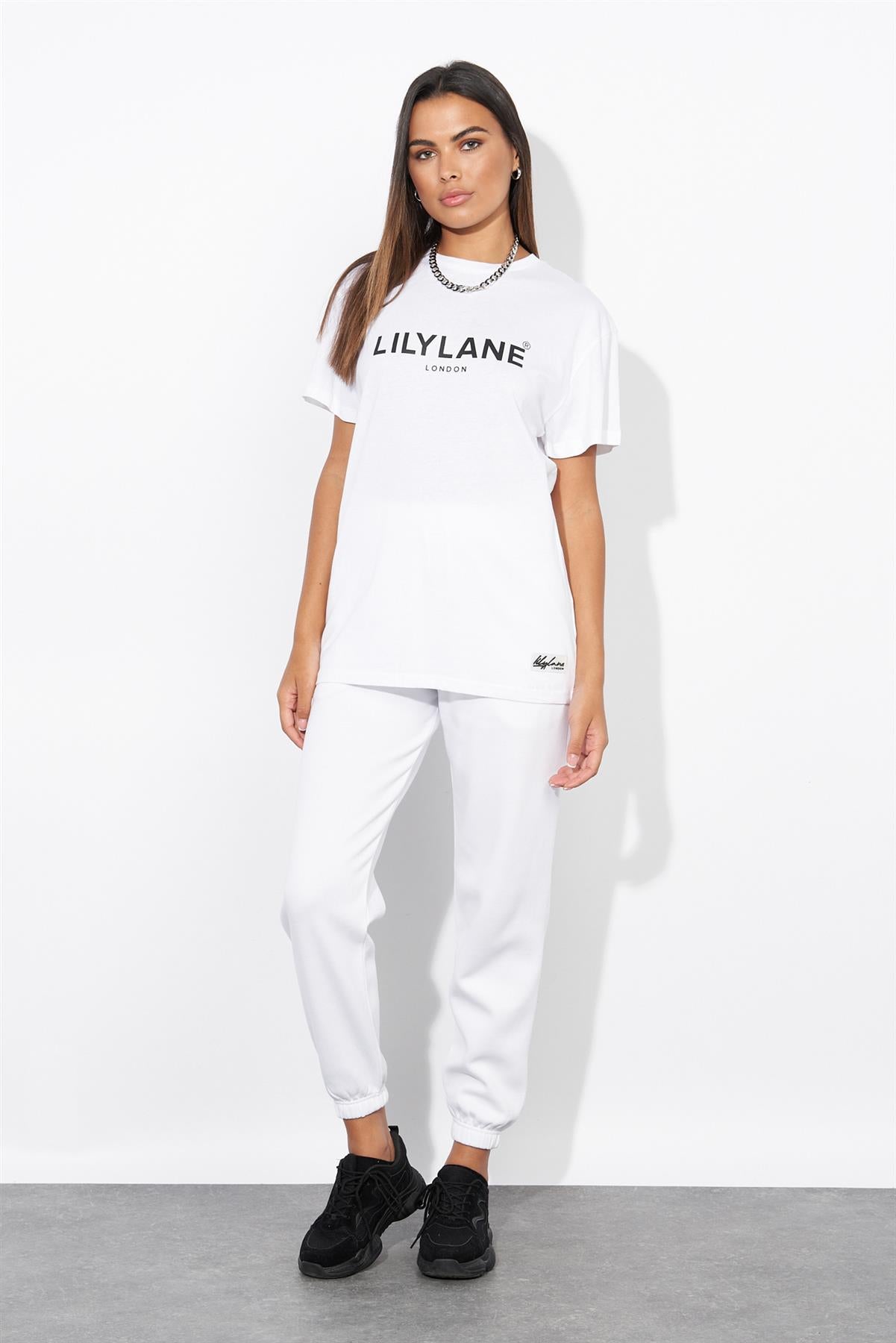 Ladies Lily Lane Eliana T-Shirt White