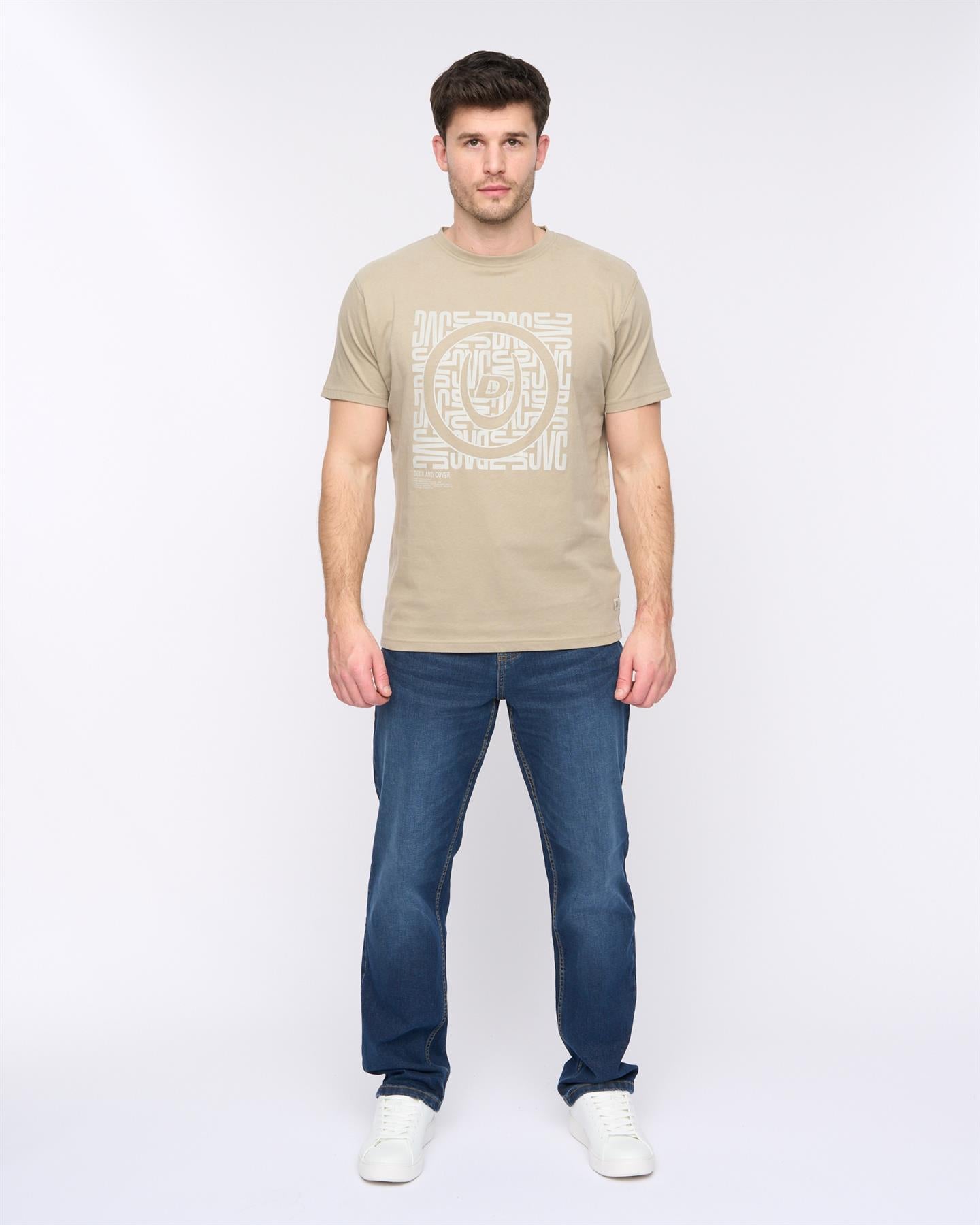 Mens Pixalate T-Shirt Light Sage