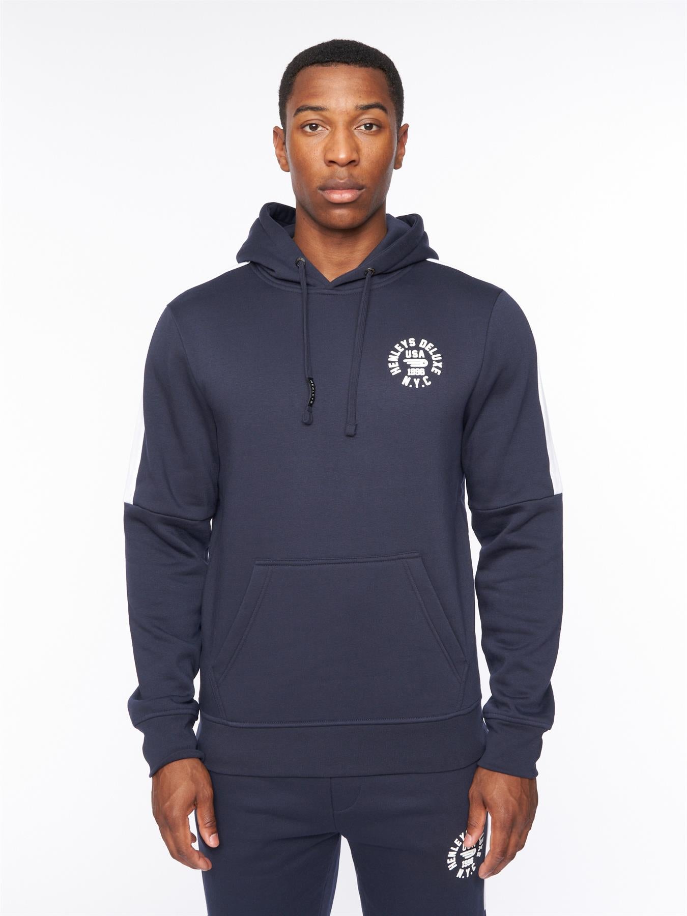Mens Calyer Hoodie Navy