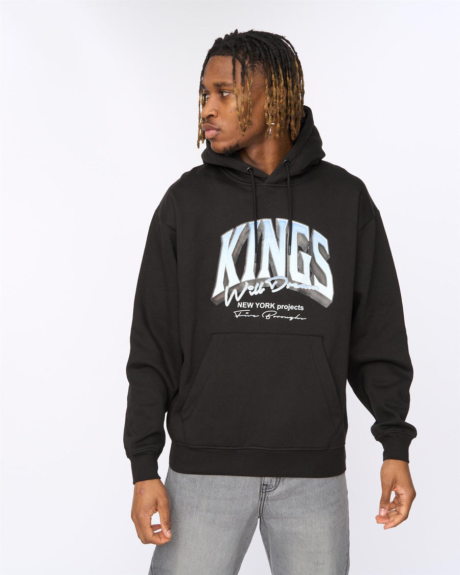 Mens Kingteam Hoodie Black
