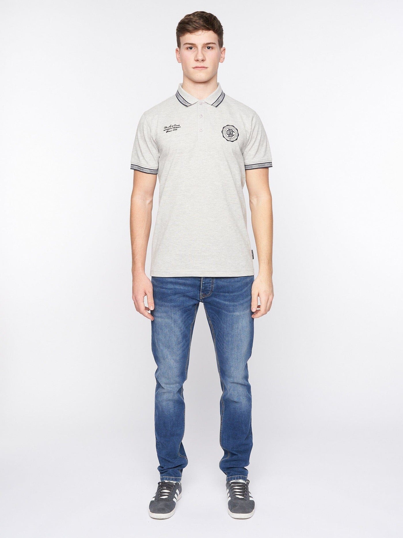 Keyaan Polo Grey Marl