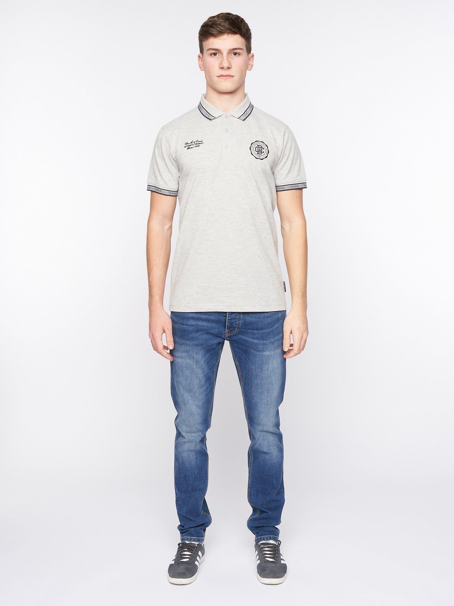Keyaan Polo Grey Marl
