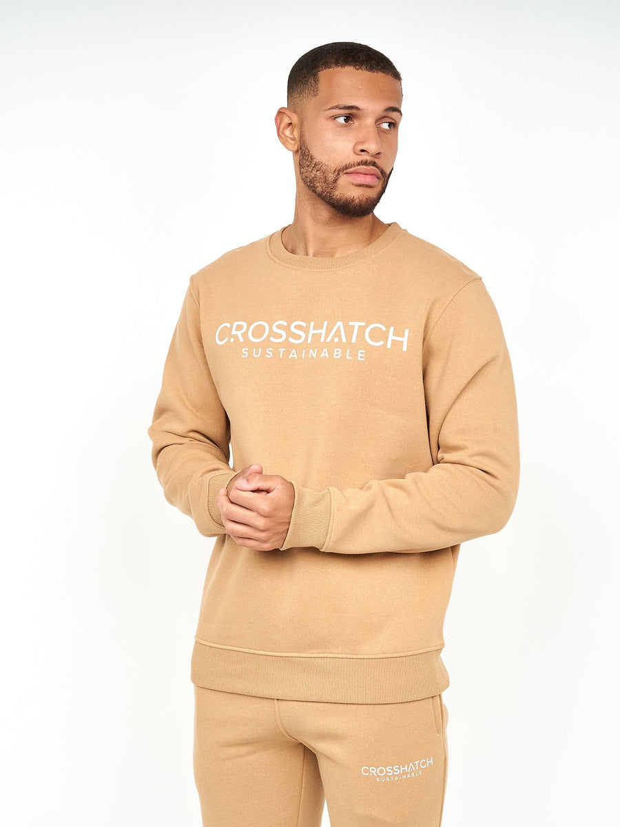 Mens Noma Crew Sweat/Jogger Set Linen