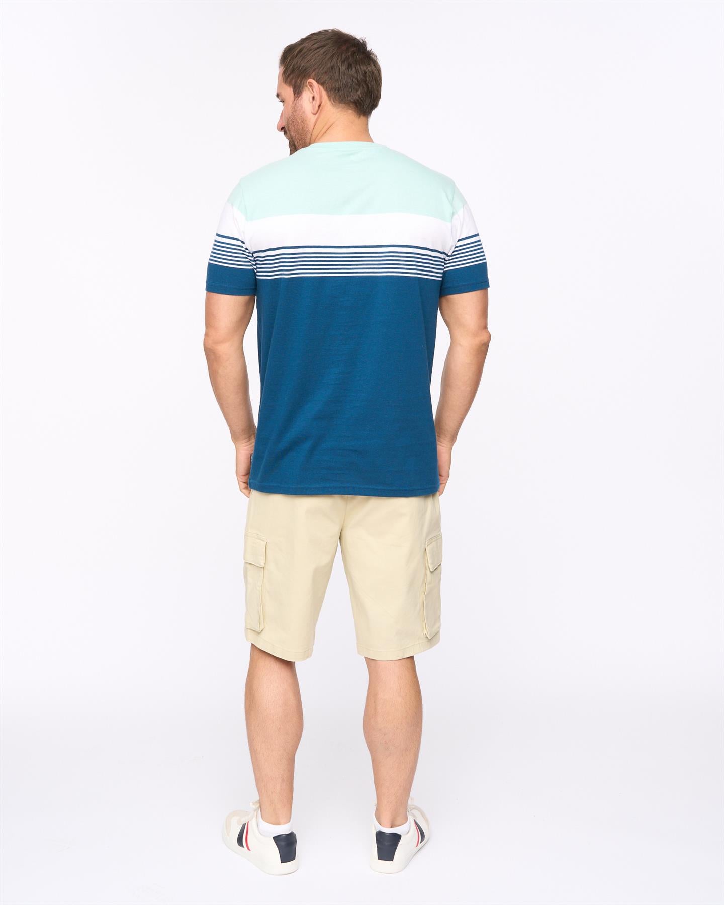 Mens Portmen T-Shirt Mid Blue