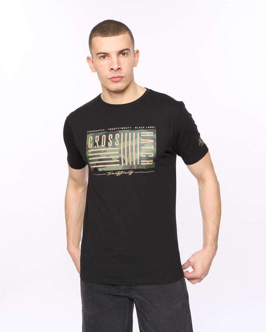 Mens Wenfore T-Shirt Black