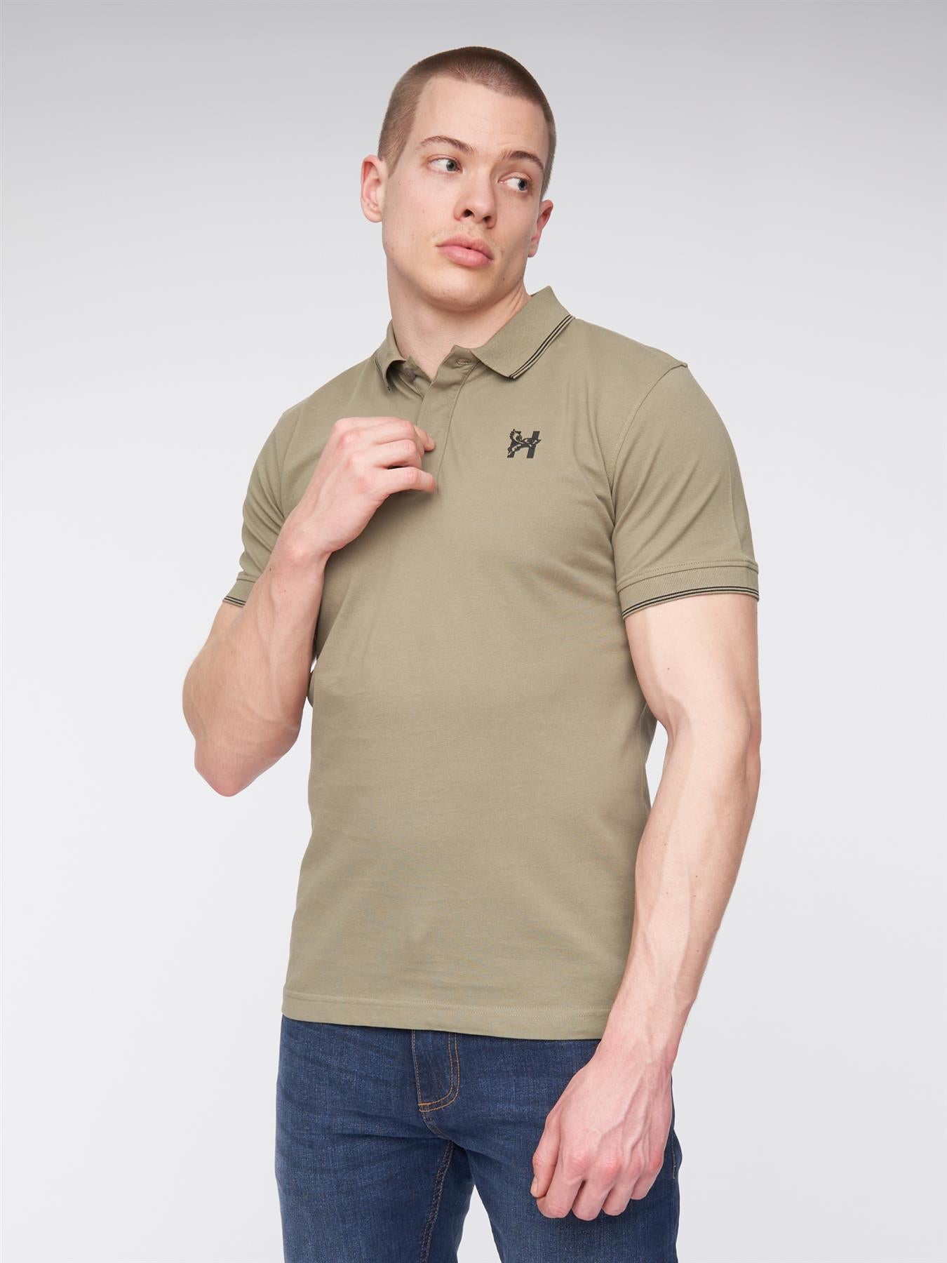 Mens Moorehen Polo Dusty Olive