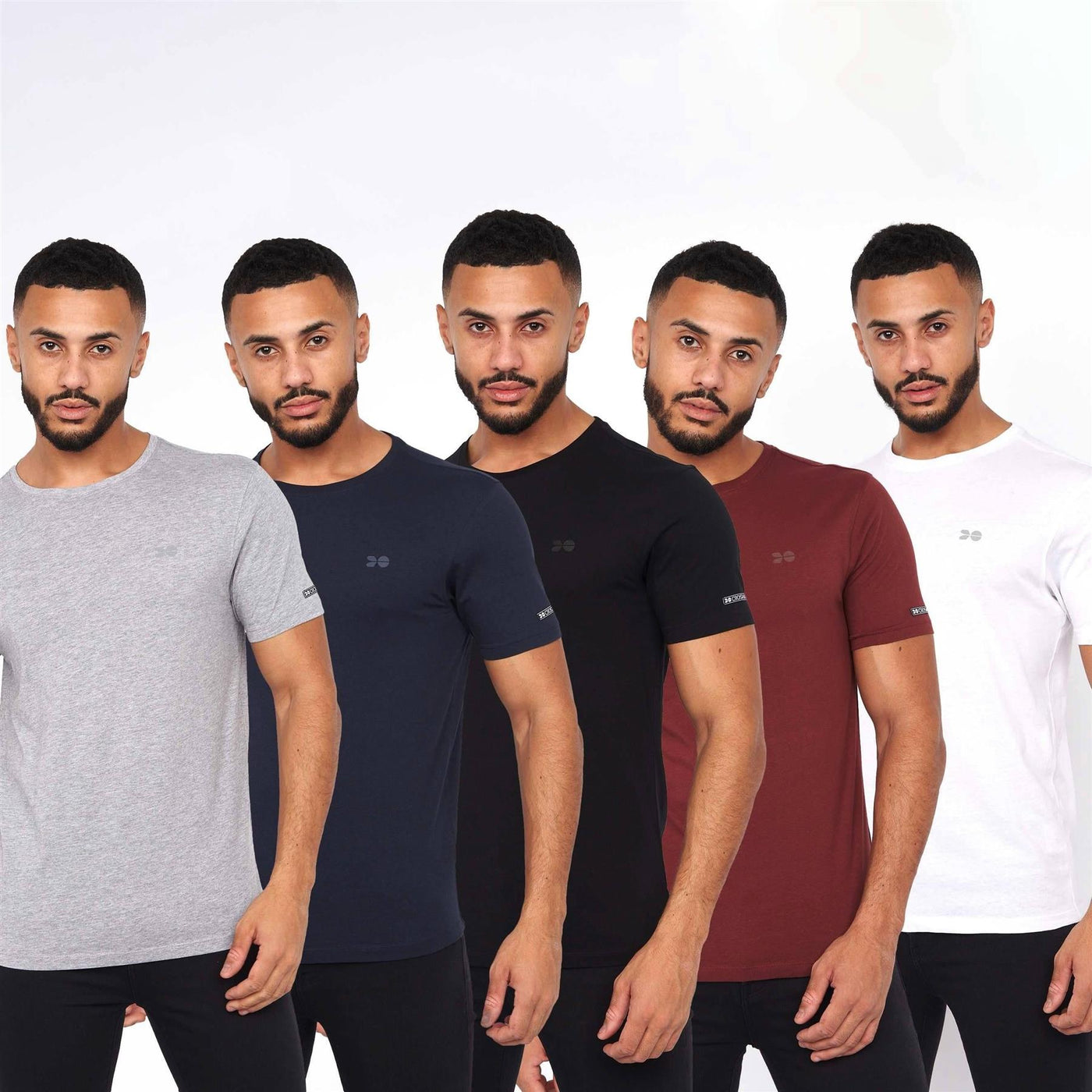 Mens Fellawear Lounge Tees 5pk Assorted