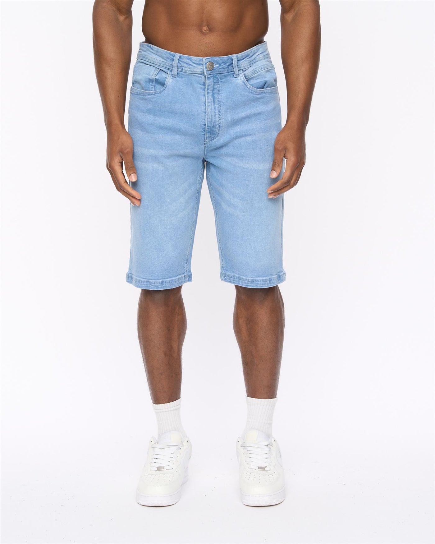 Mens Hammersmith Denim Shorts Light Wash