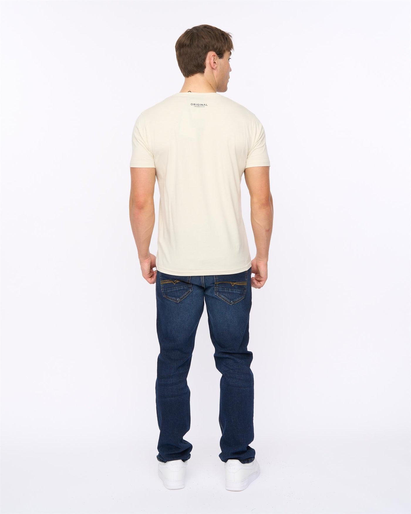 Mens Motocross T-Shirt Off White