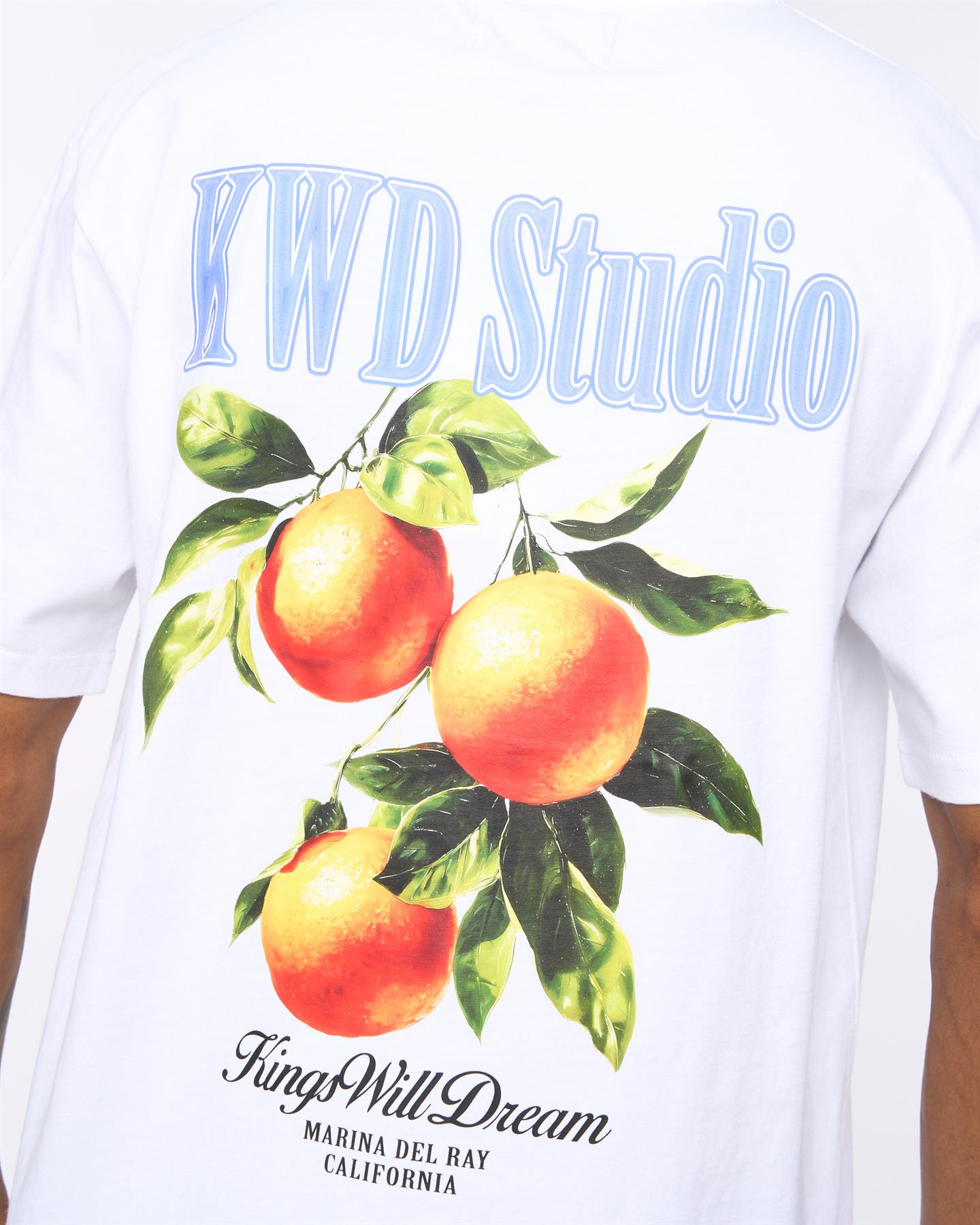 Mens Citrus Oversized T-Shirt White