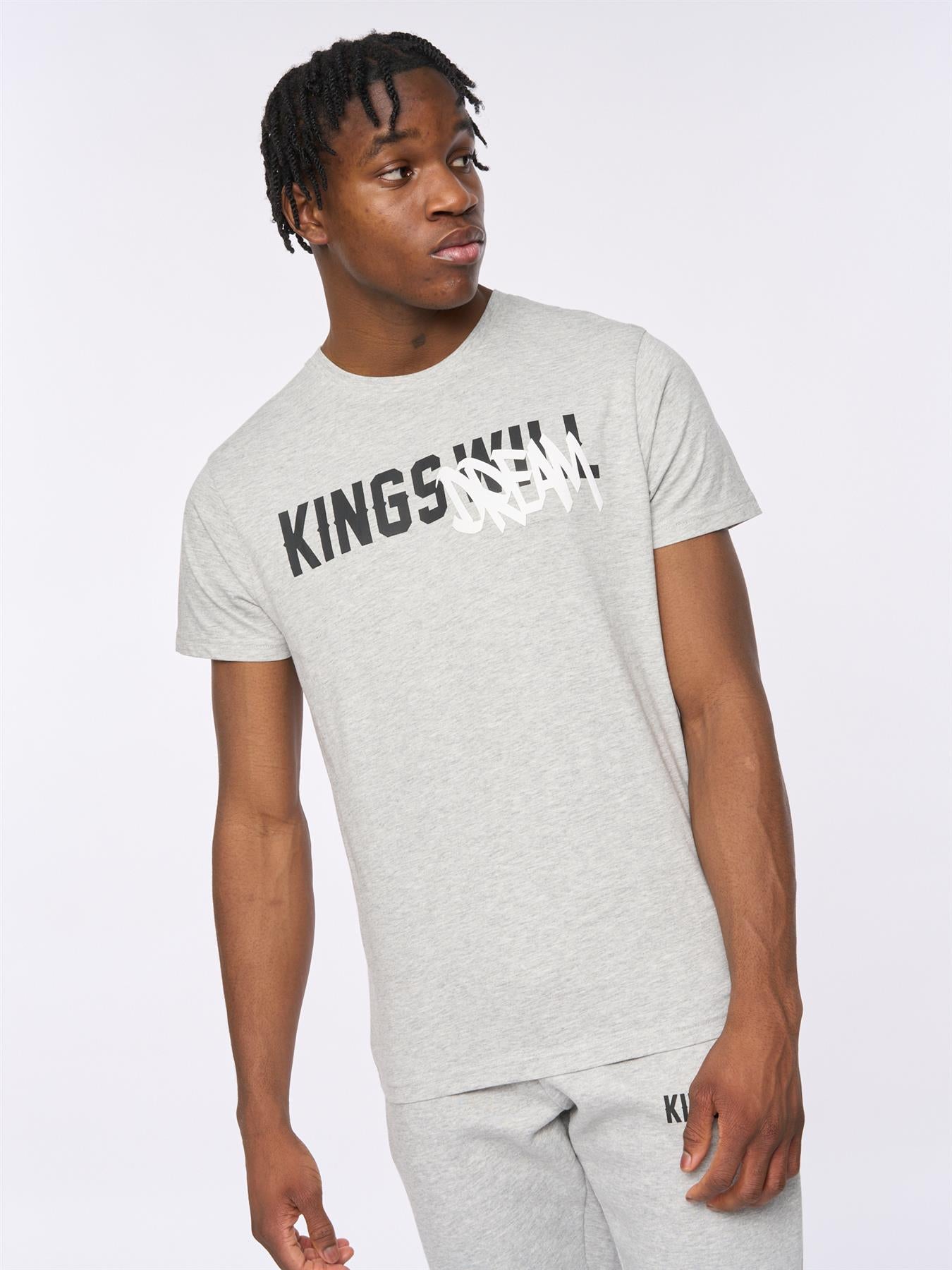 Mens Tagged T-Shirt Grey Marl