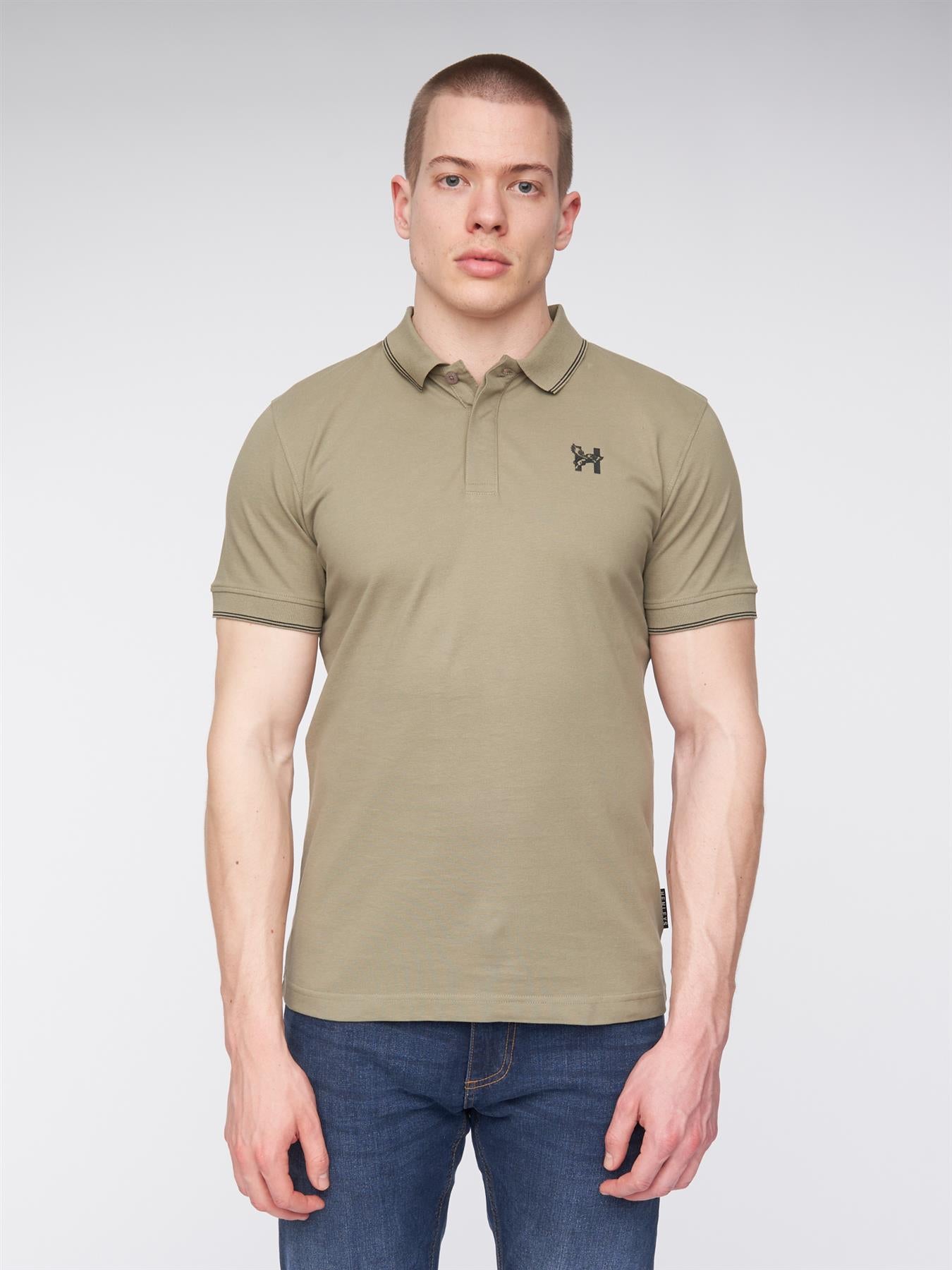 Mens Moorehen Polo Dusty Olive