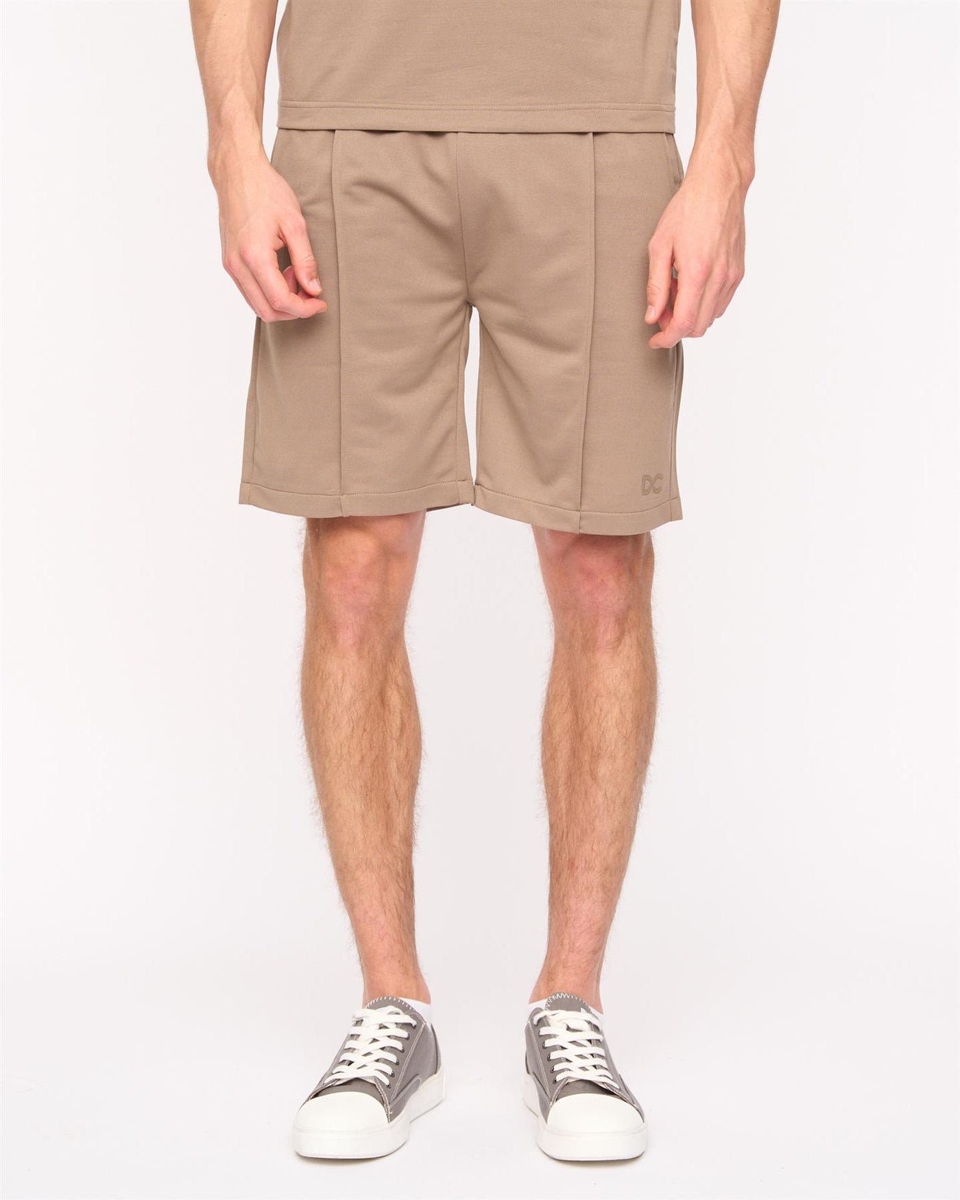 Mens Medford Polo & Shorts Set Taupe