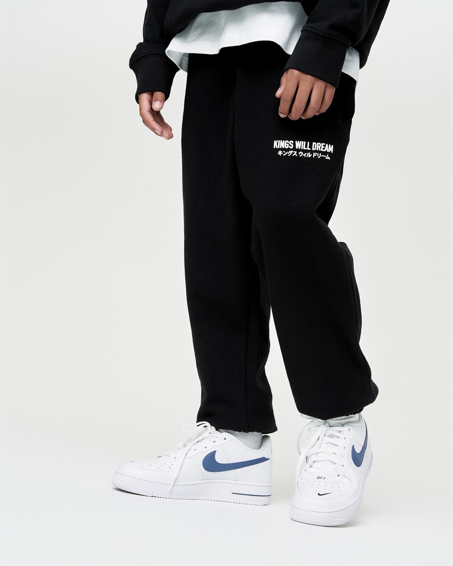 Kids Boys Studio King Joggers Black