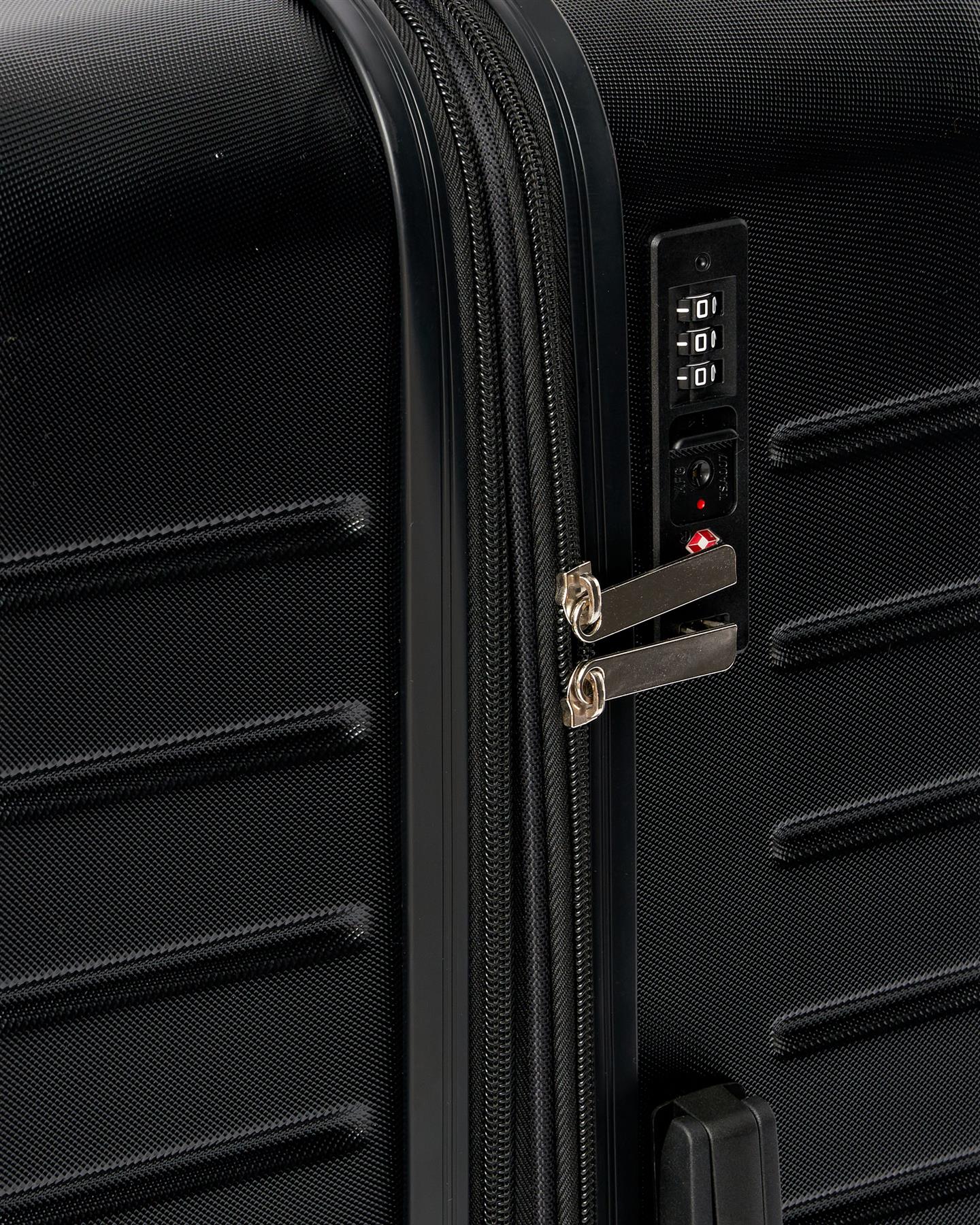Mens Studio Suitcase 3pk Black