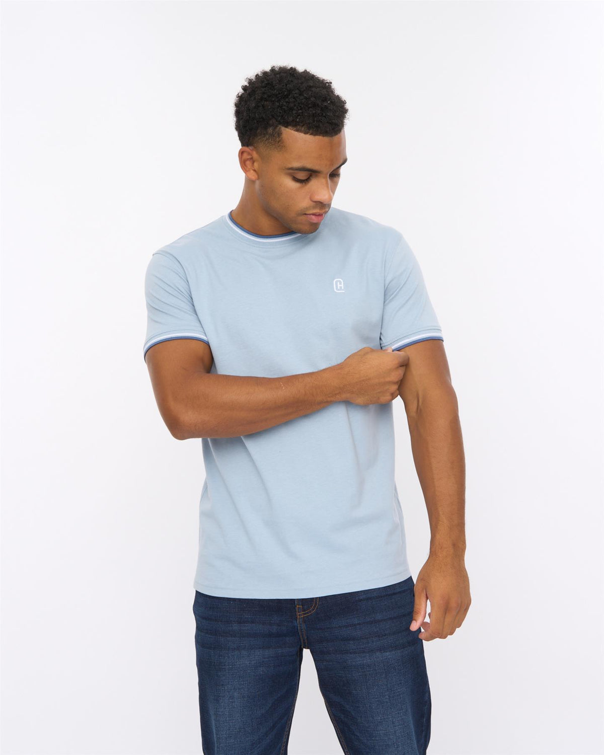 Mens Shellworth T-Shirt  Light Blue