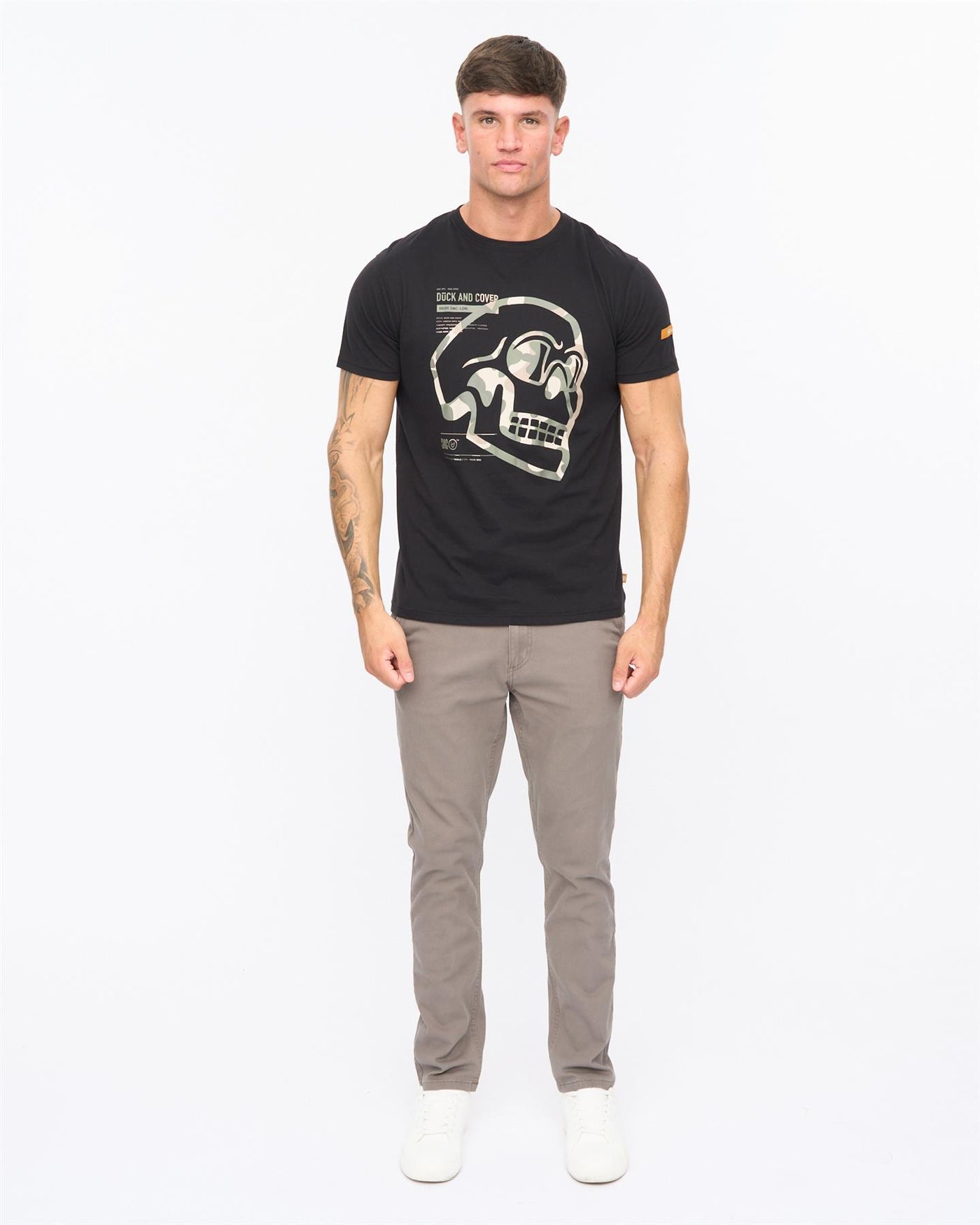 Mens Skullmatic T-Shirt Black
