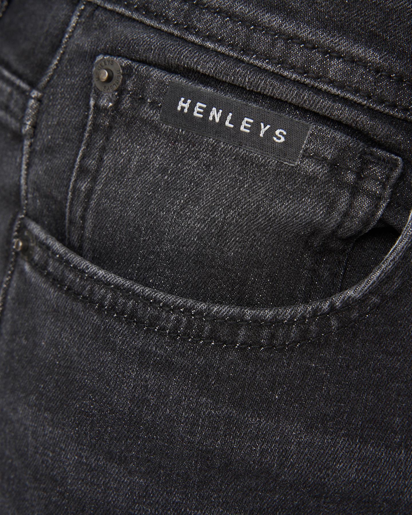 Mens Craze Comfort Fit Jeans Charcoal