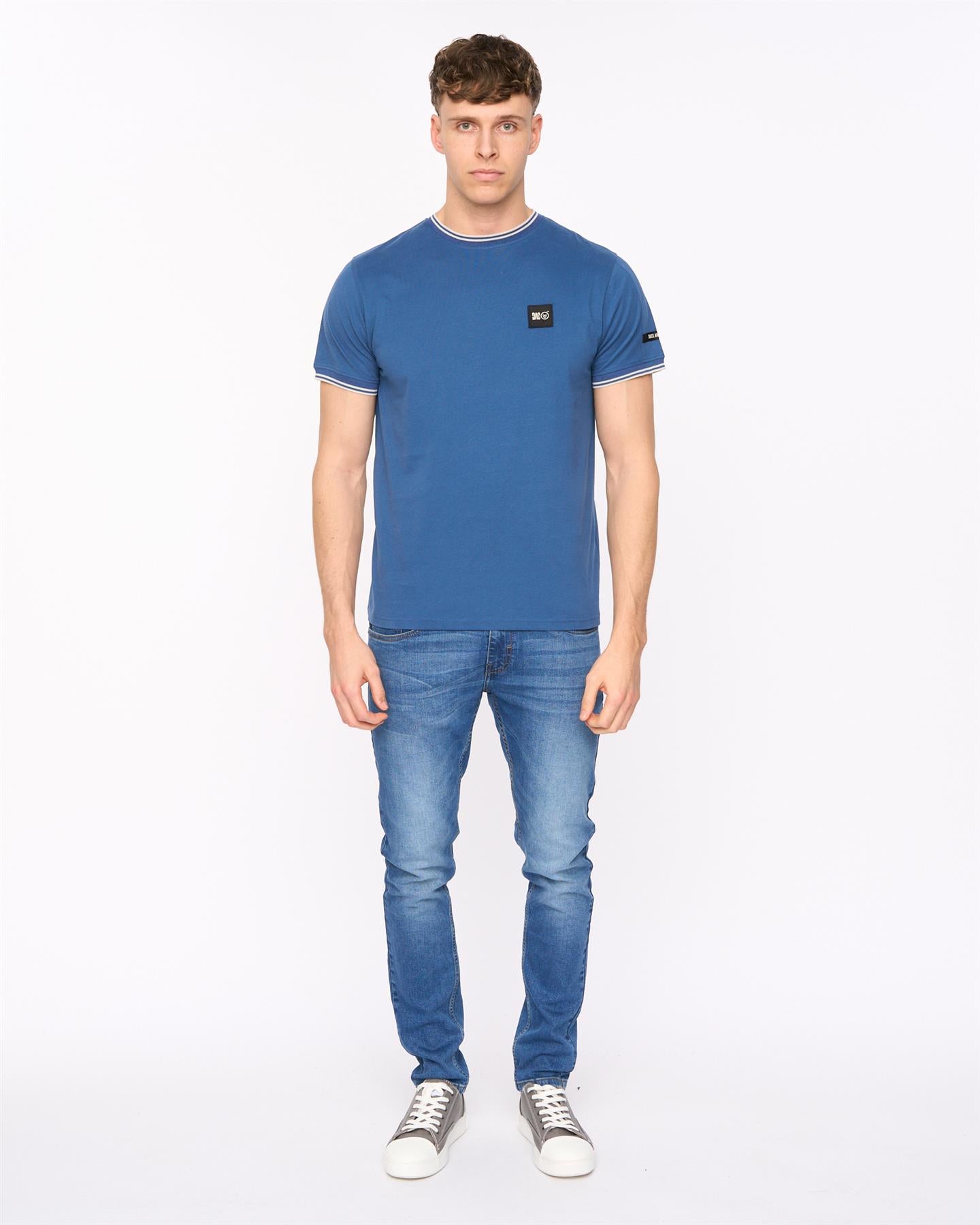 Mens Wrentham T-Shirt Denim Blue
