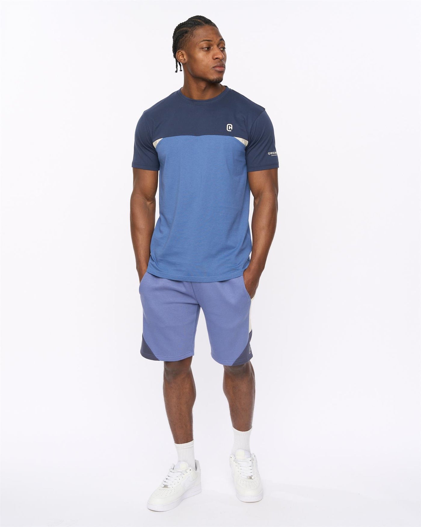 Mens Castlebay Jog Shorts Blue