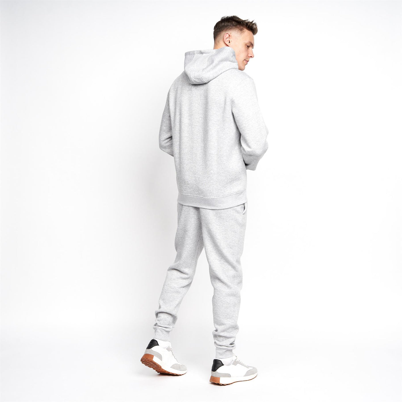 Garret Zip Thru Hoodieight Grey Marl