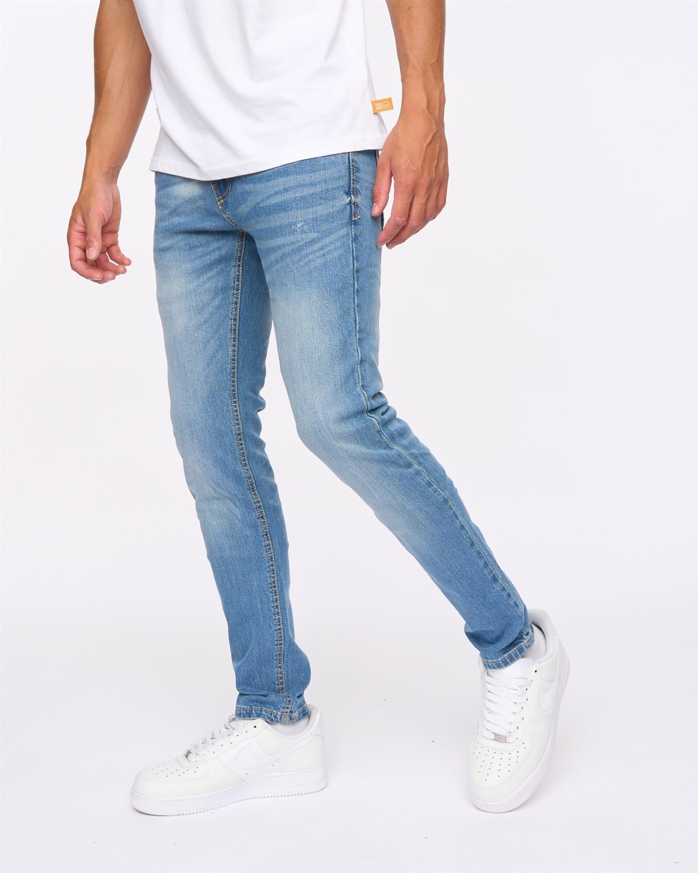Mens Maylead Slim Fit Jeans Light Wash