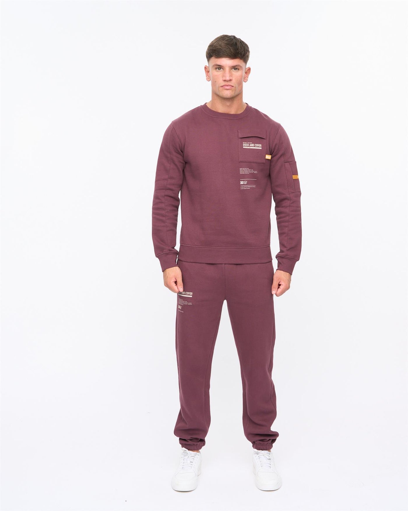 Mens Applewood Crew Sweat Raisin