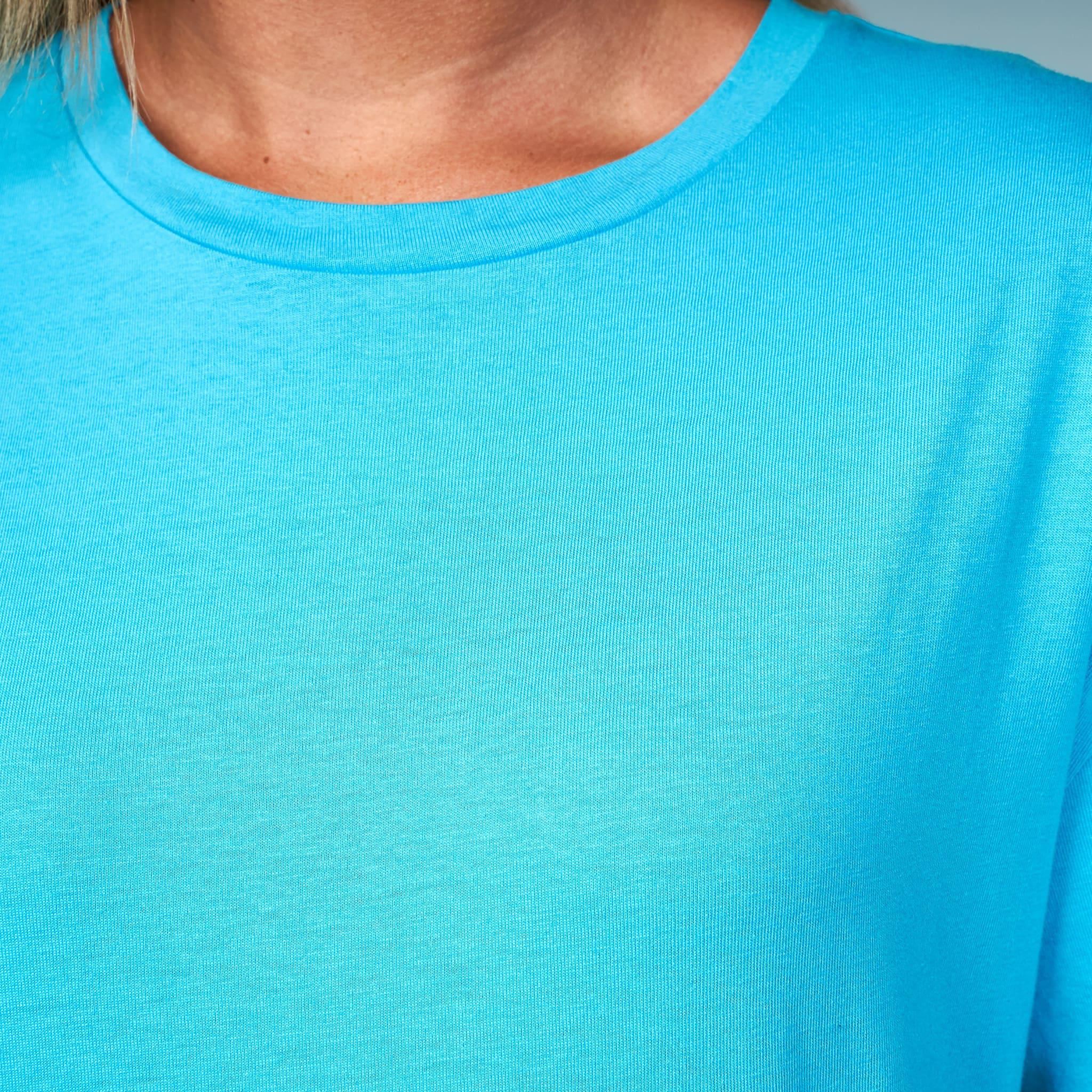 Womens Adalee T-Shirt Cyan