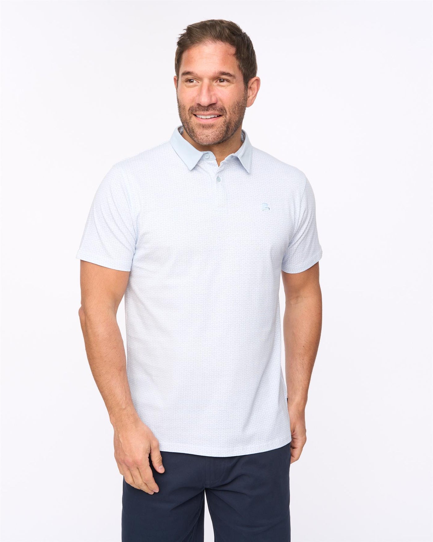 Mens Calvert Polo Light Blue
