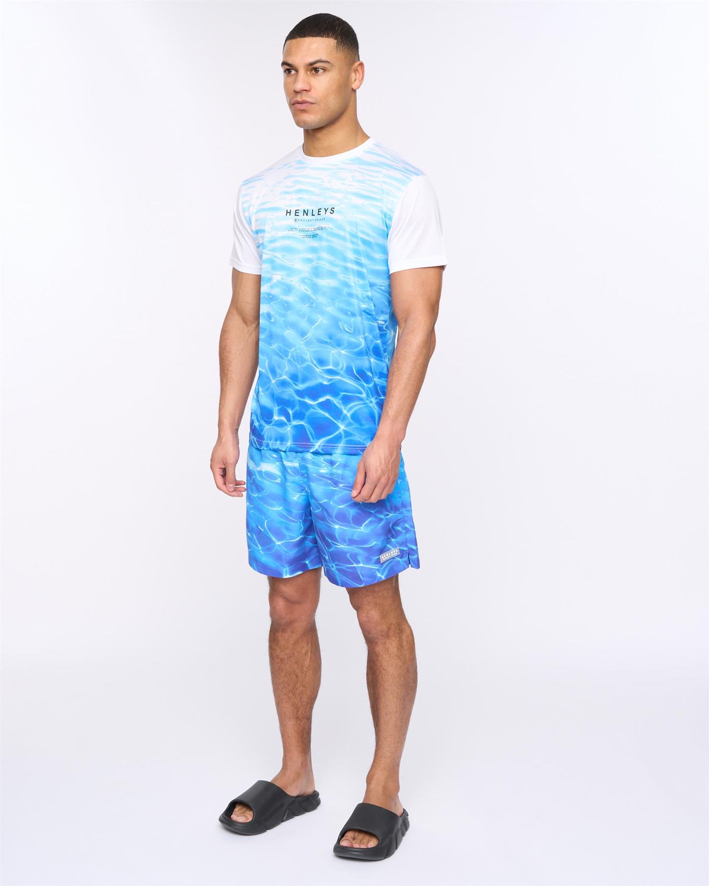 Mens Henpool T-Shirt Blue