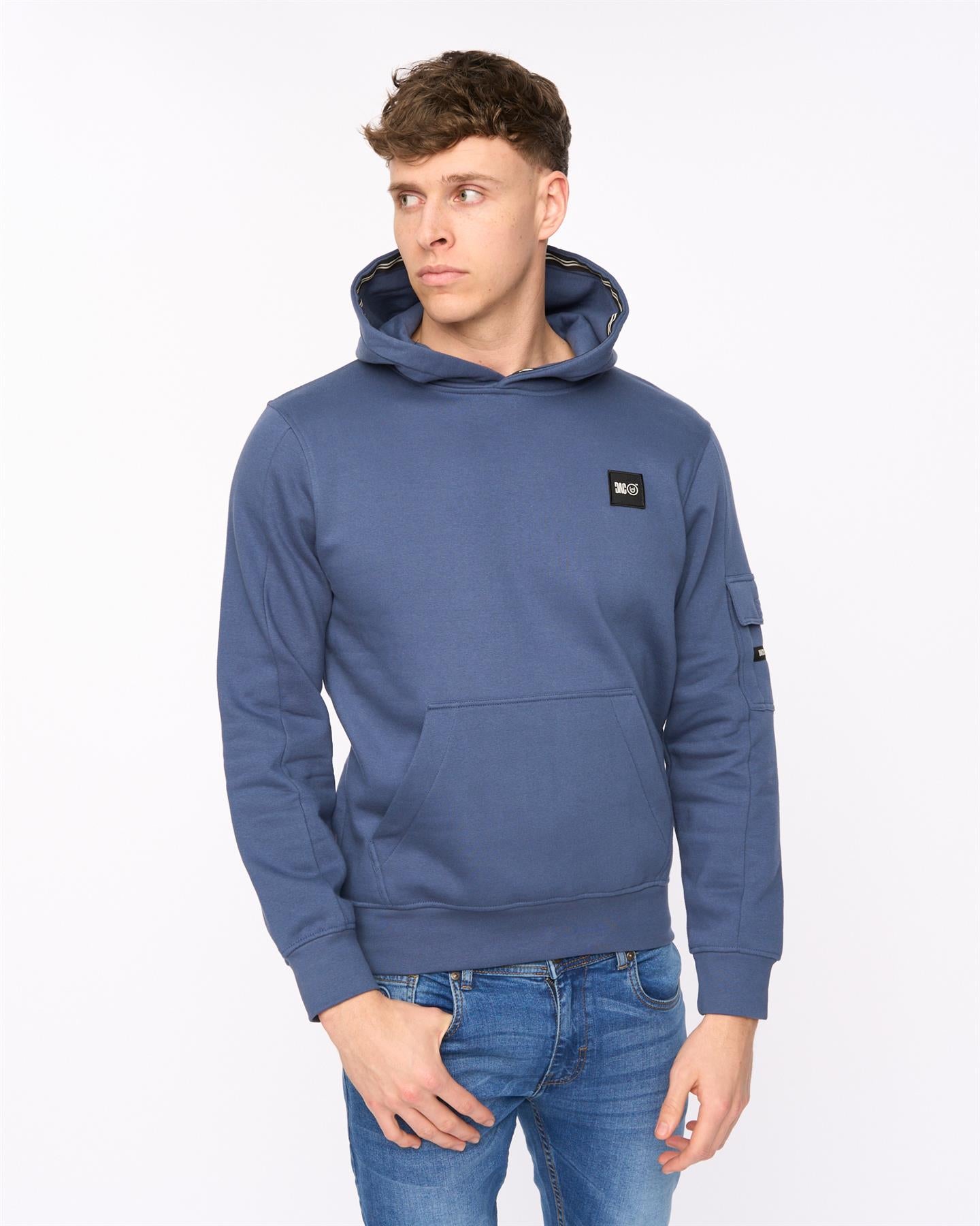 Mens Wrentham Hoodie Denim Blue