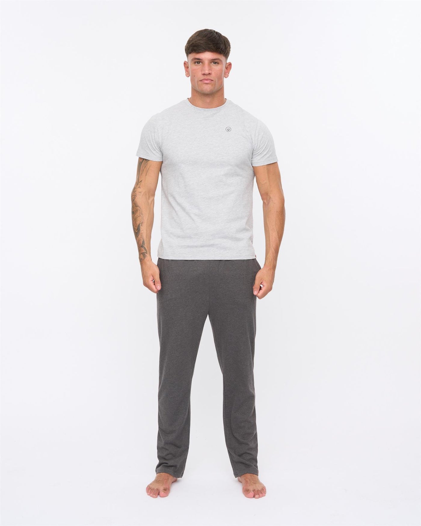 Radovan Loungewear Set Grey Marl