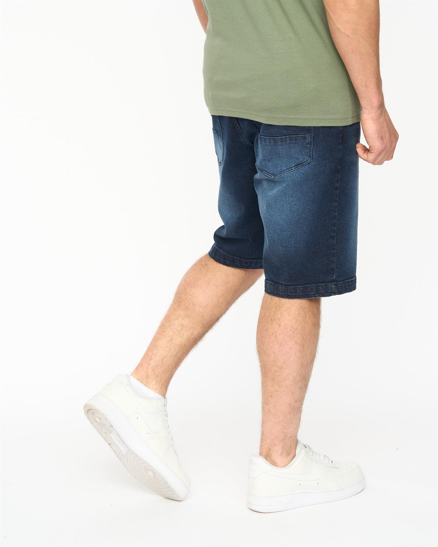 Mens Kamaline Denim Shorts Dark Wash