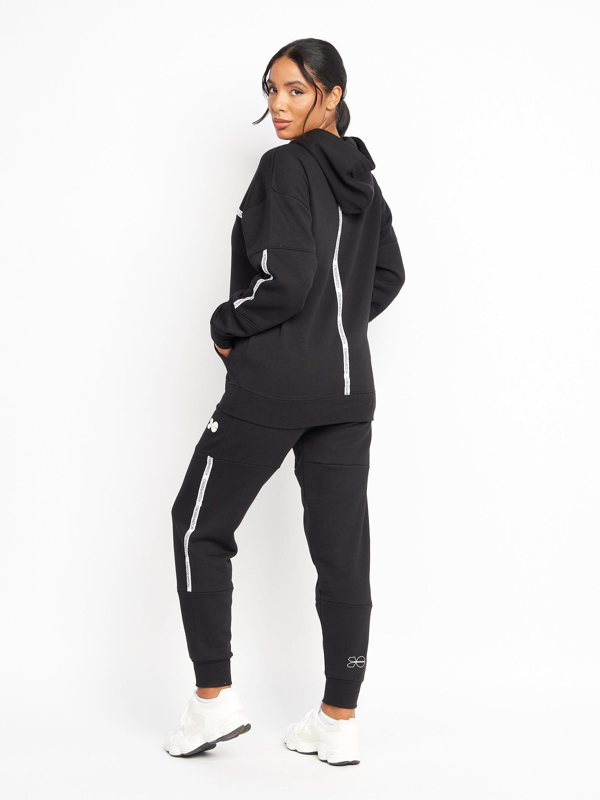 Womens Feathertop Zip Thru Hoodie Black