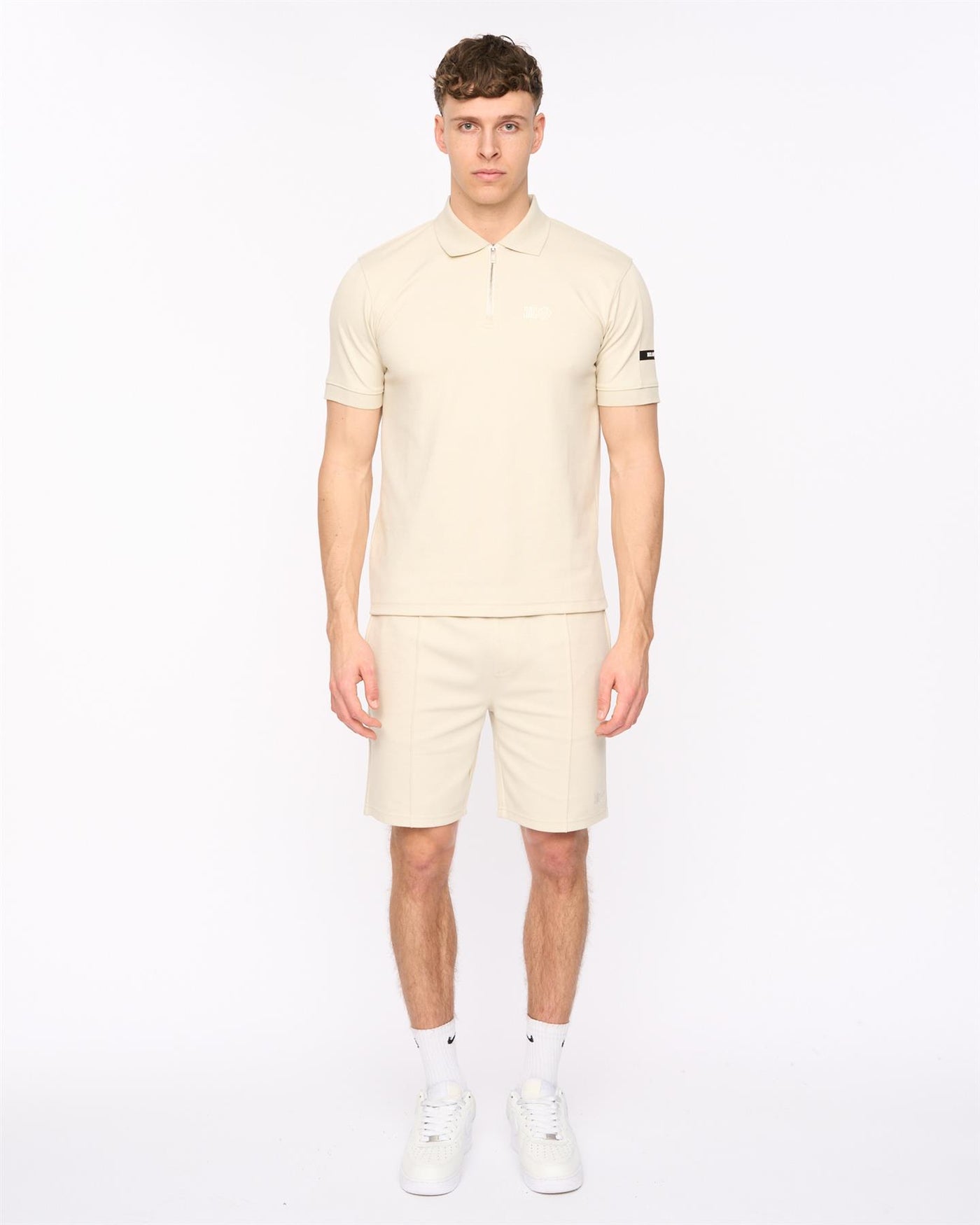 Mens Sherborn Polo Light Stone