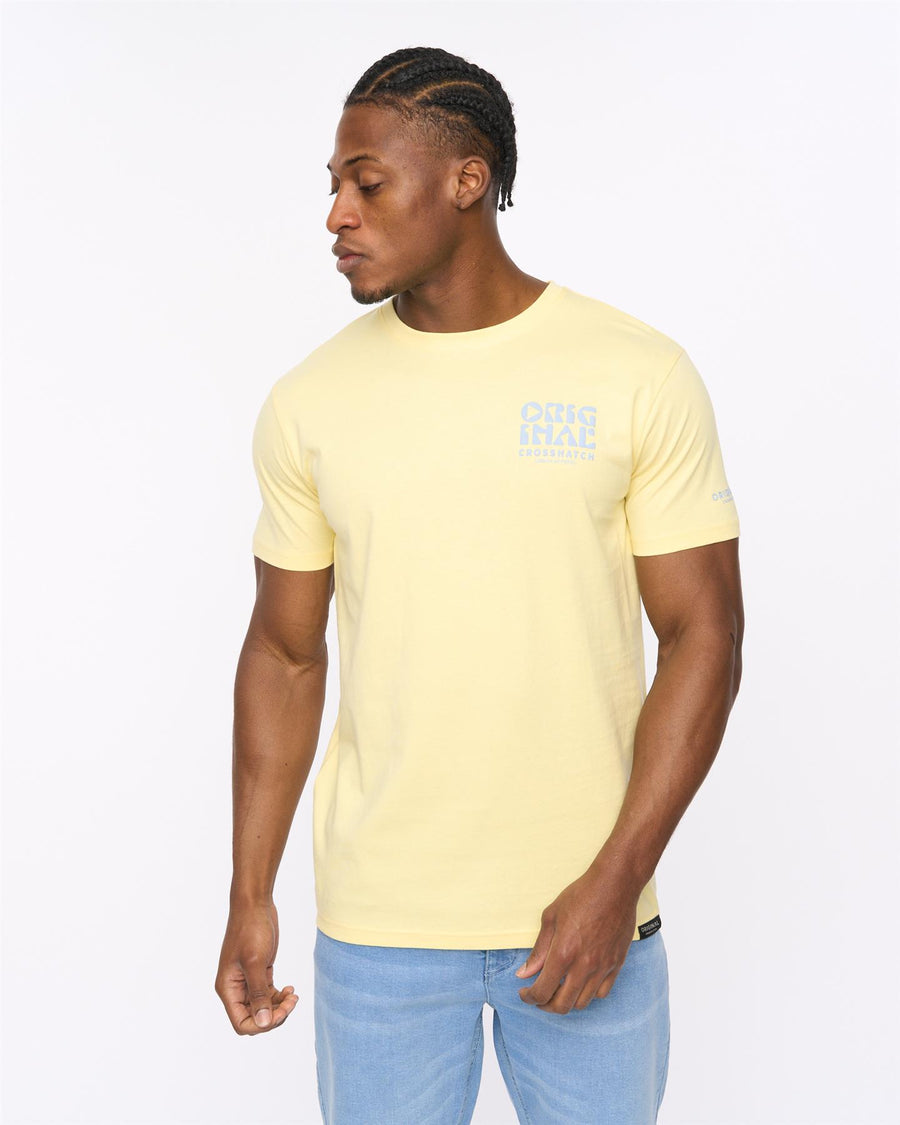 Mens Wellmoores T-Shirt Yellow