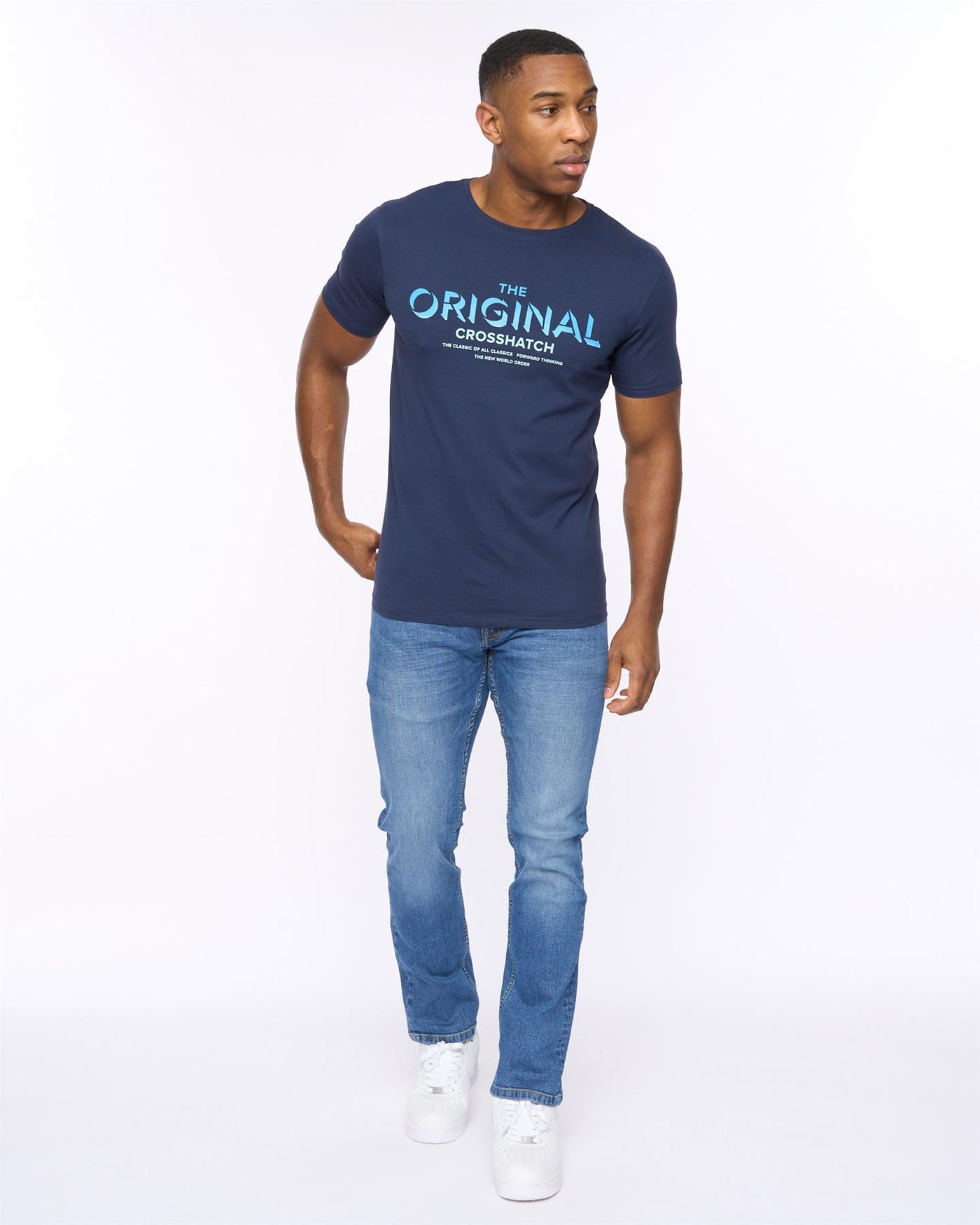 Mens Offaxis T-Shirt Navy