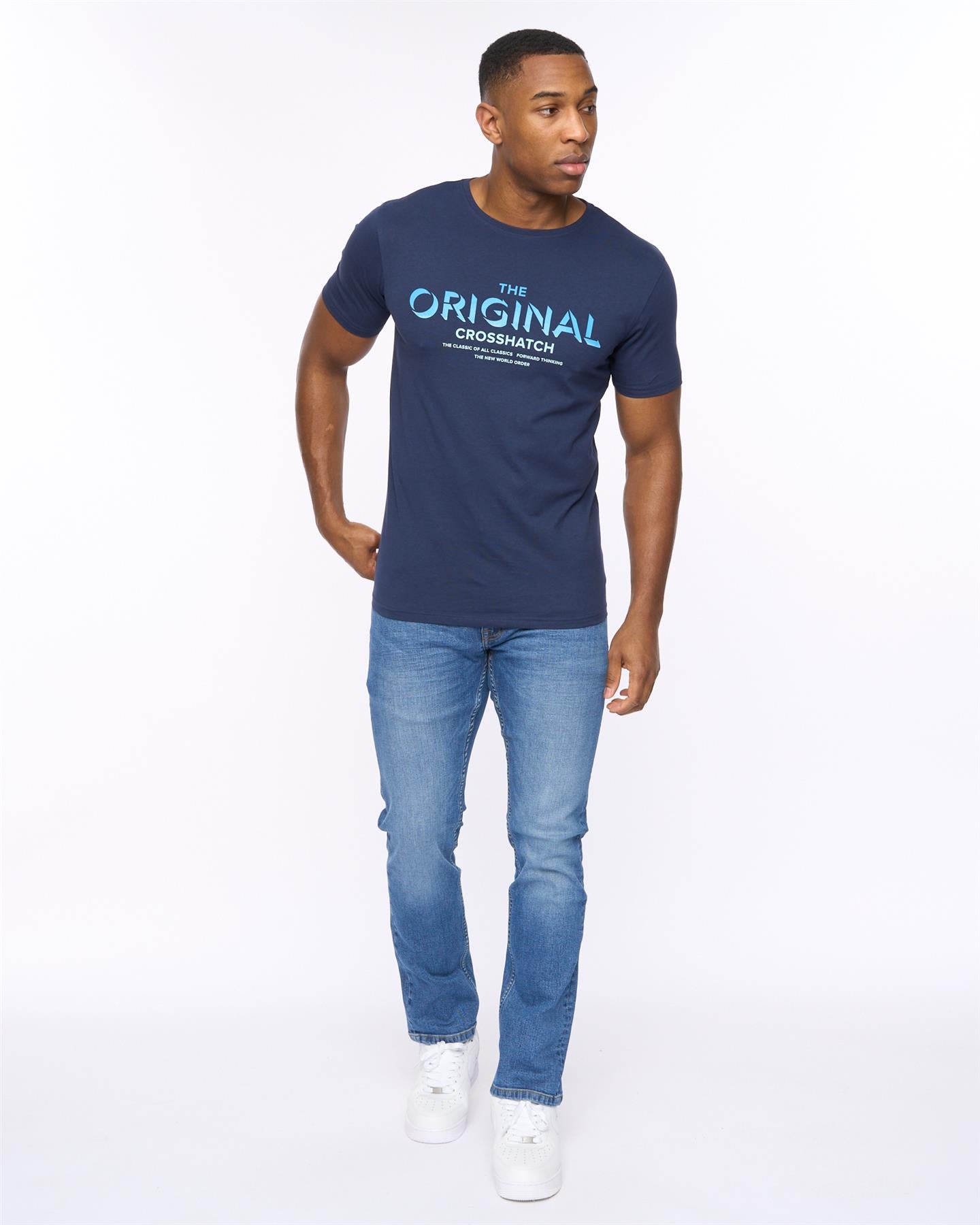 Mens Offaxis T-Shirt Navy