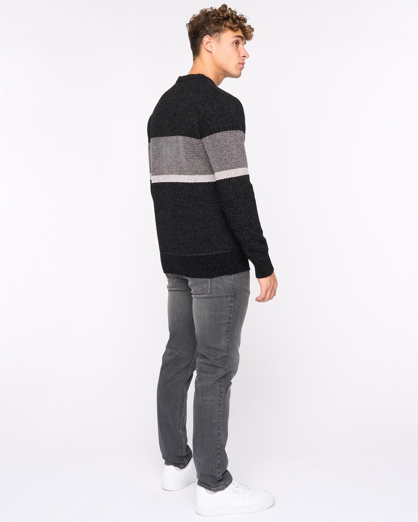 Mens  Kirkman Crew Knit Black