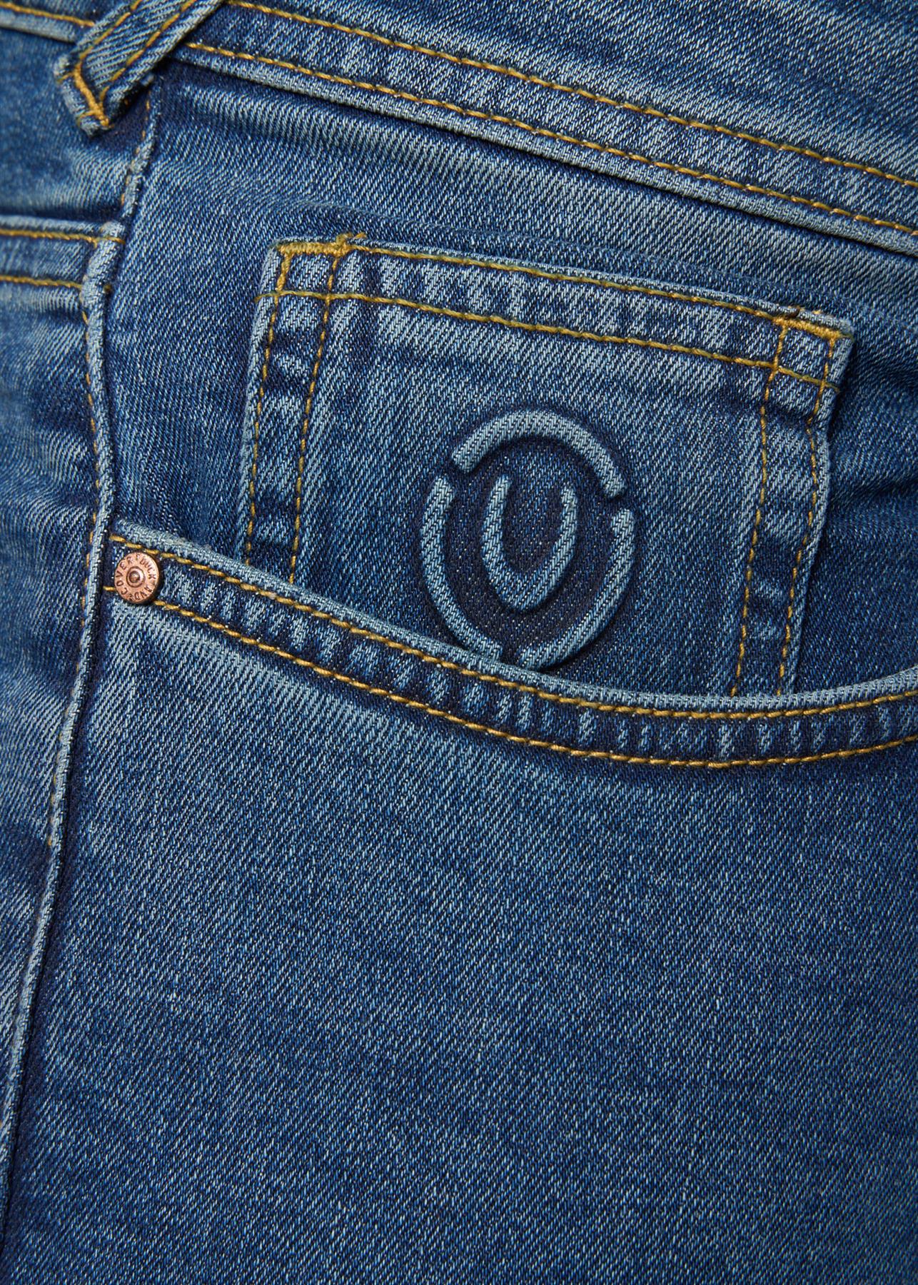 Mens Overburg Tapered Jeans Mid Wash